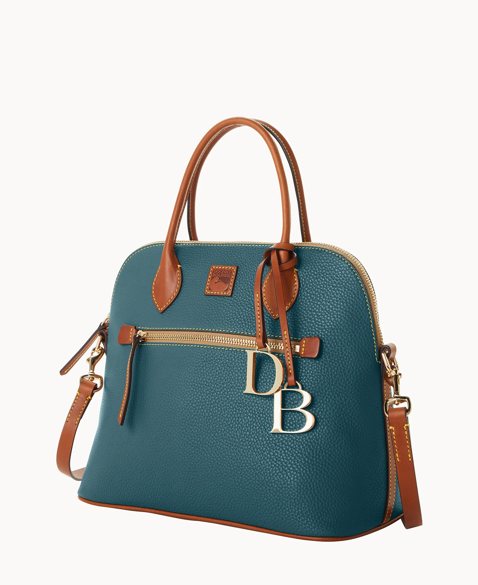 Pebble Grain Large Domed Satchel - Image 110