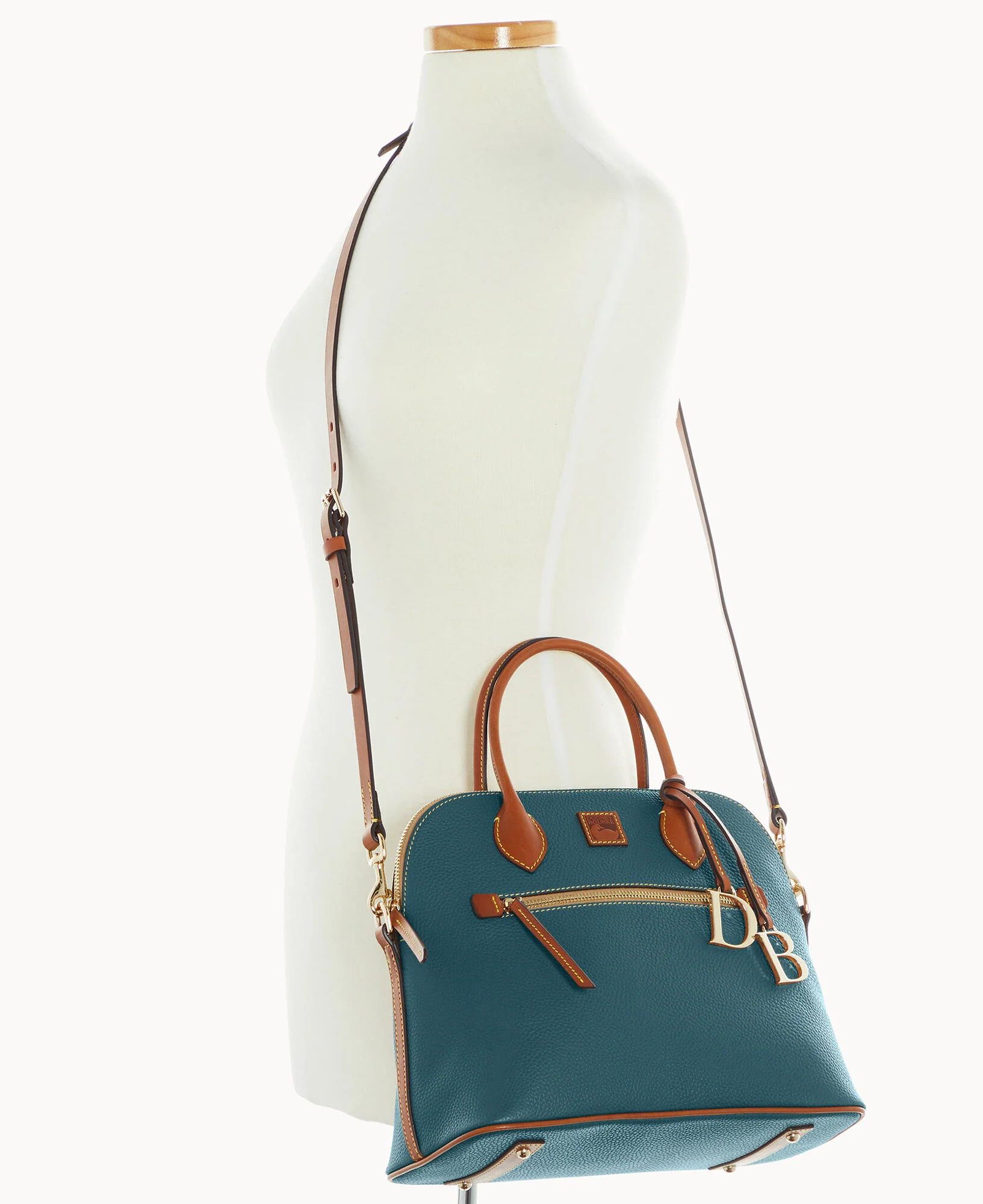 Pebble Grain Large Domed Satchel - Image 112
