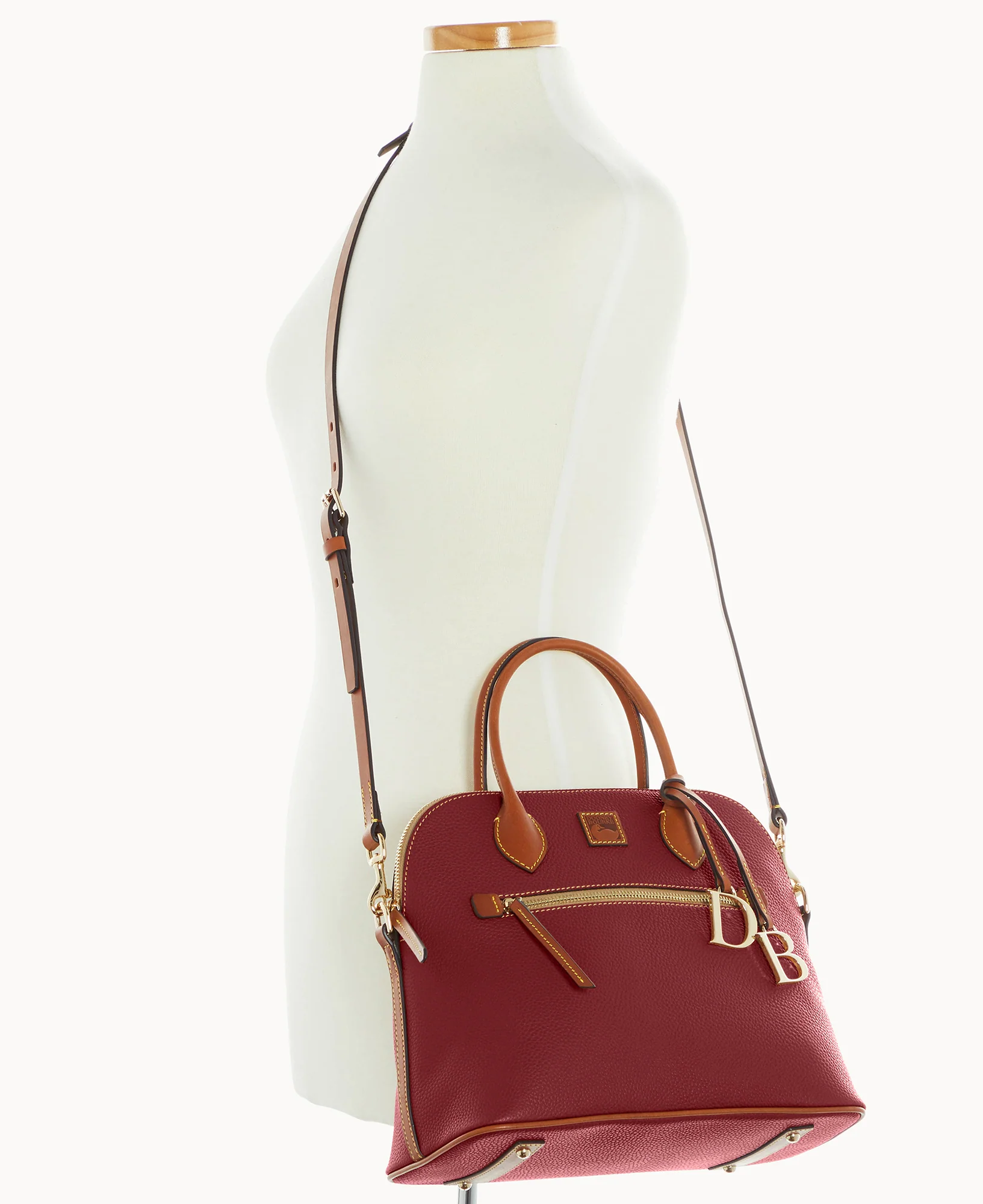 Pebble Grain Large Domed Satchel - Image 116