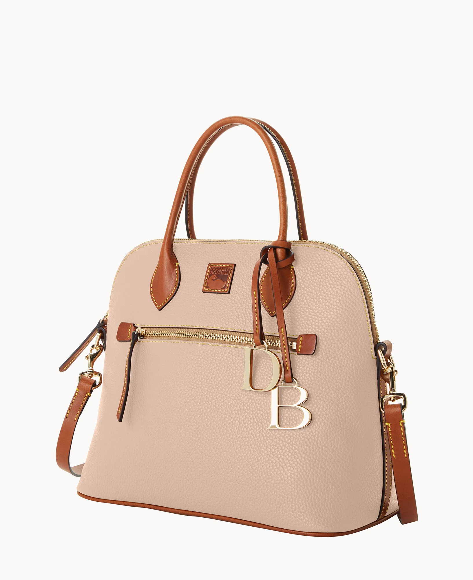 Pebble Grain Large Domed Satchel - Image 122