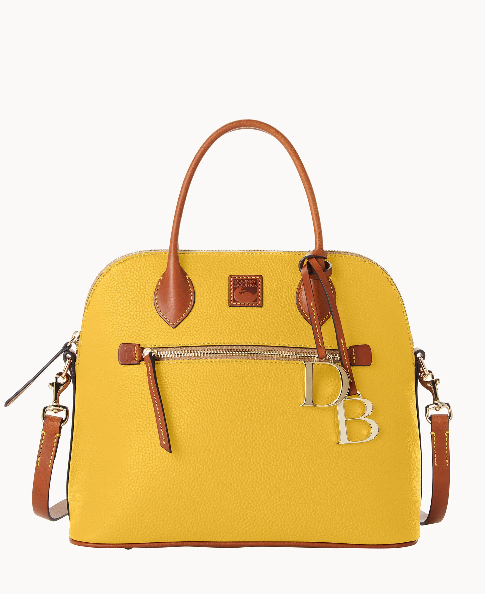 Pebble Grain Large Domed Satchel - Image 125