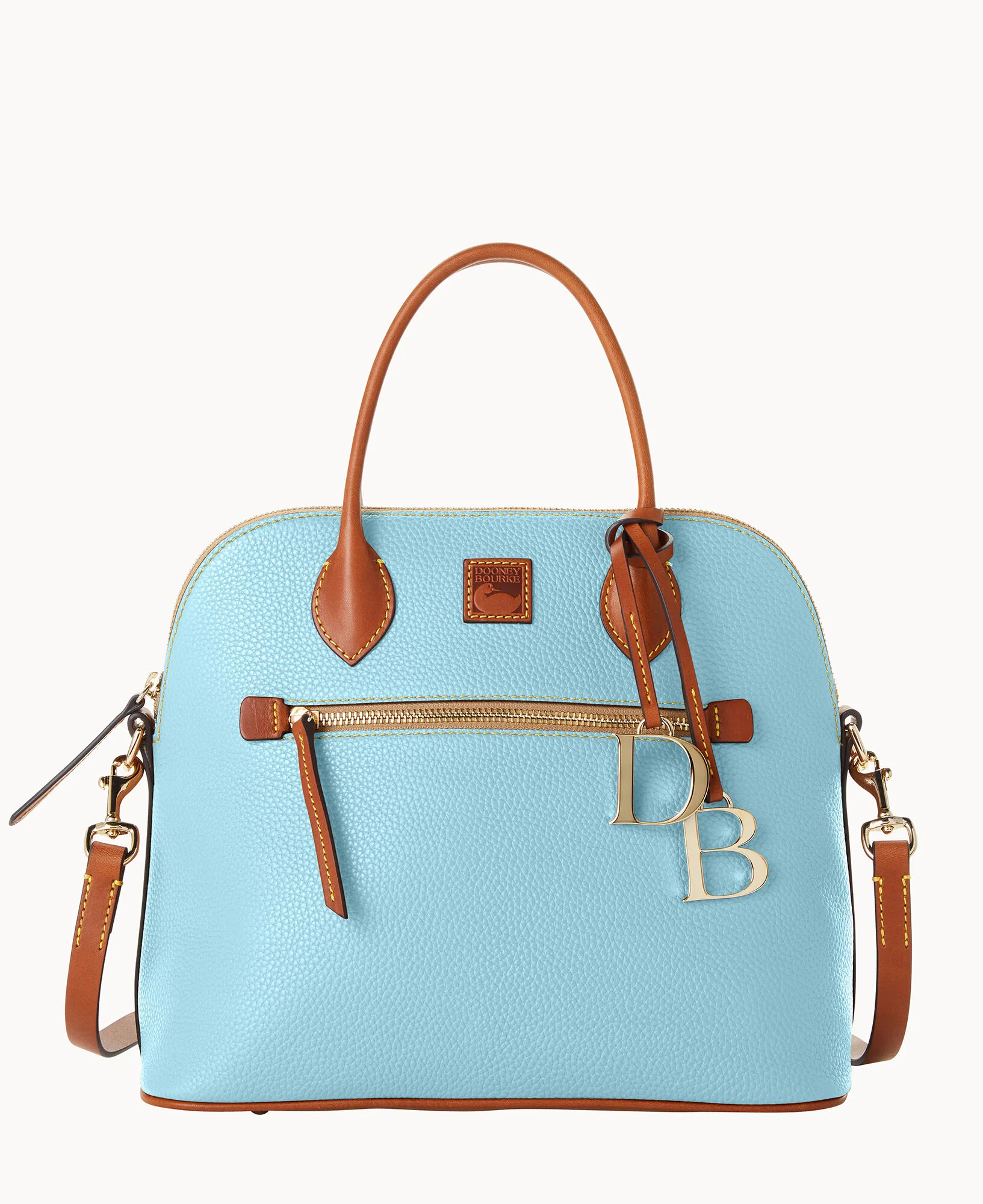 Pebble Grain Large Domed Satchel - Image 133