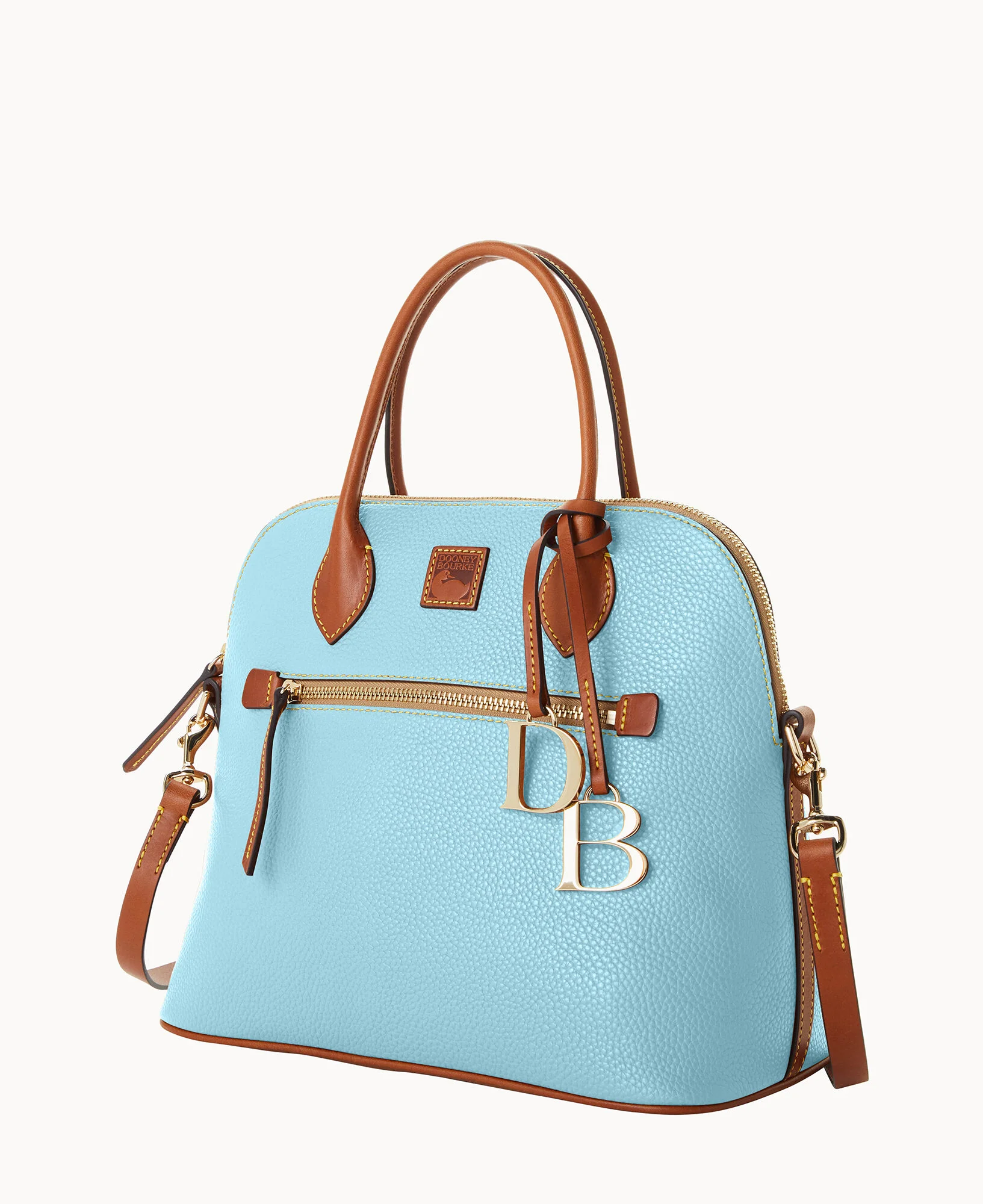 Pebble Grain Large Domed Satchel - Image 134