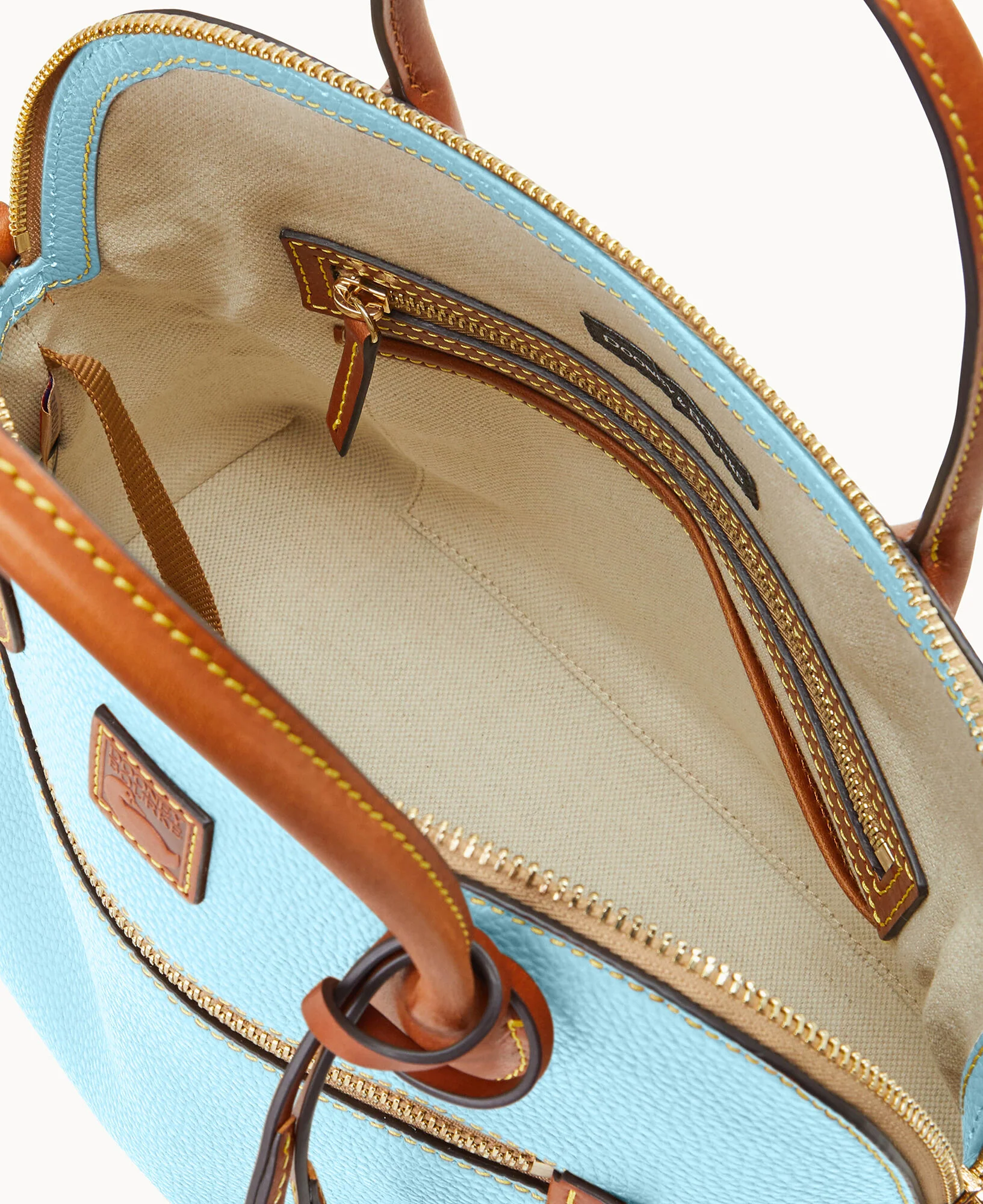Pebble Grain Large Domed Satchel - Image 135