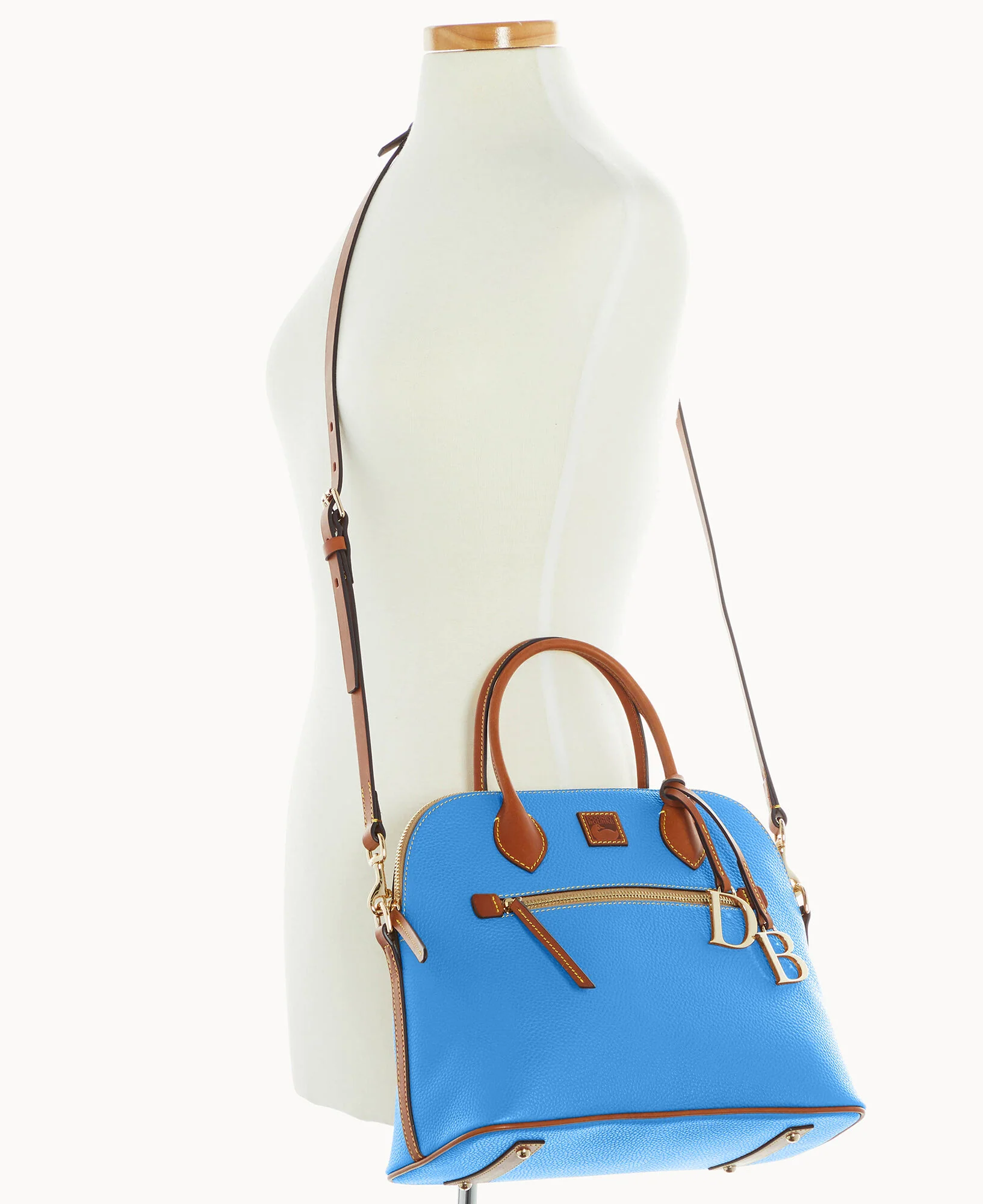 Pebble Grain Large Domed Satchel - Image 140