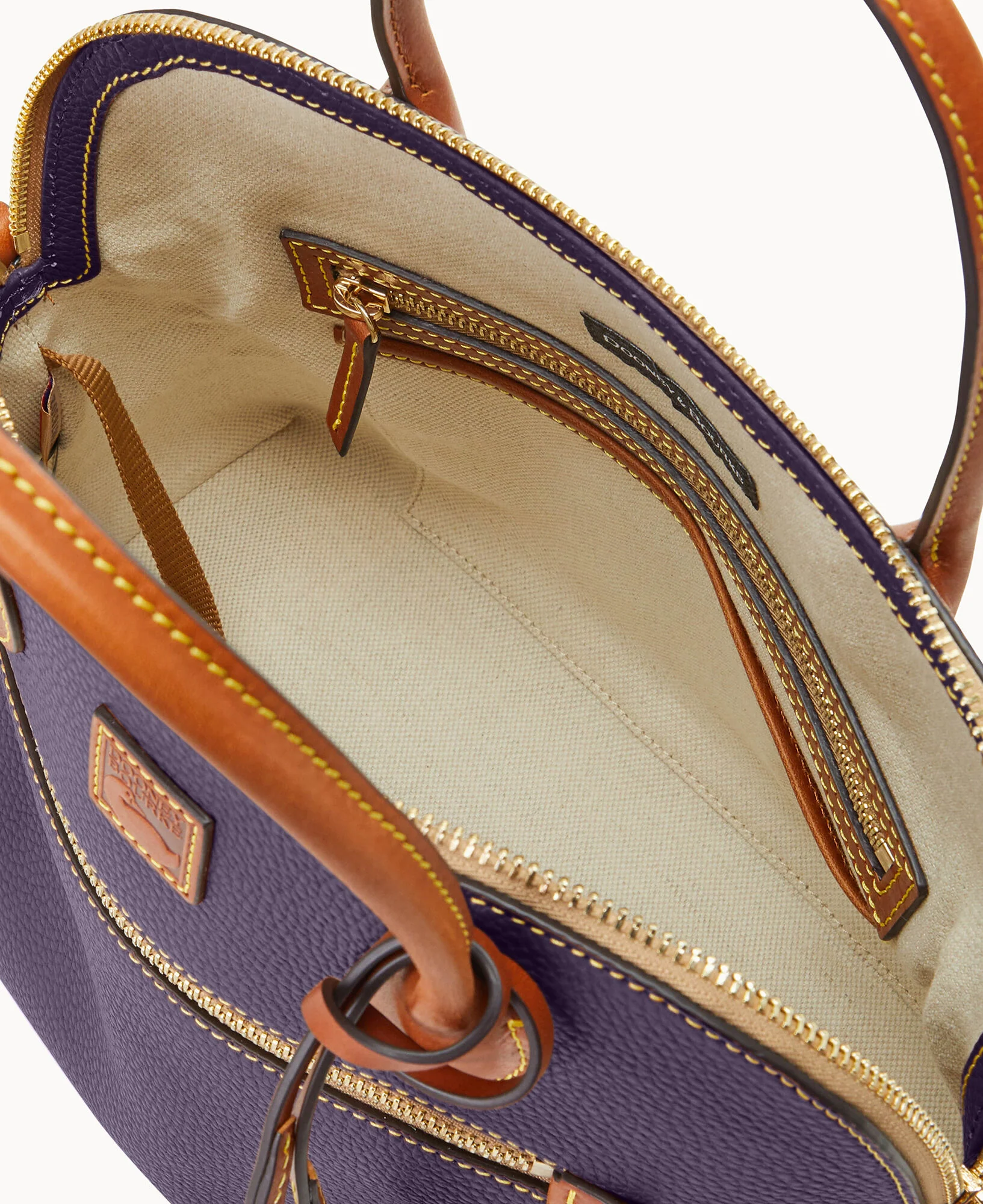 Pebble Grain Large Domed Satchel - Image 143