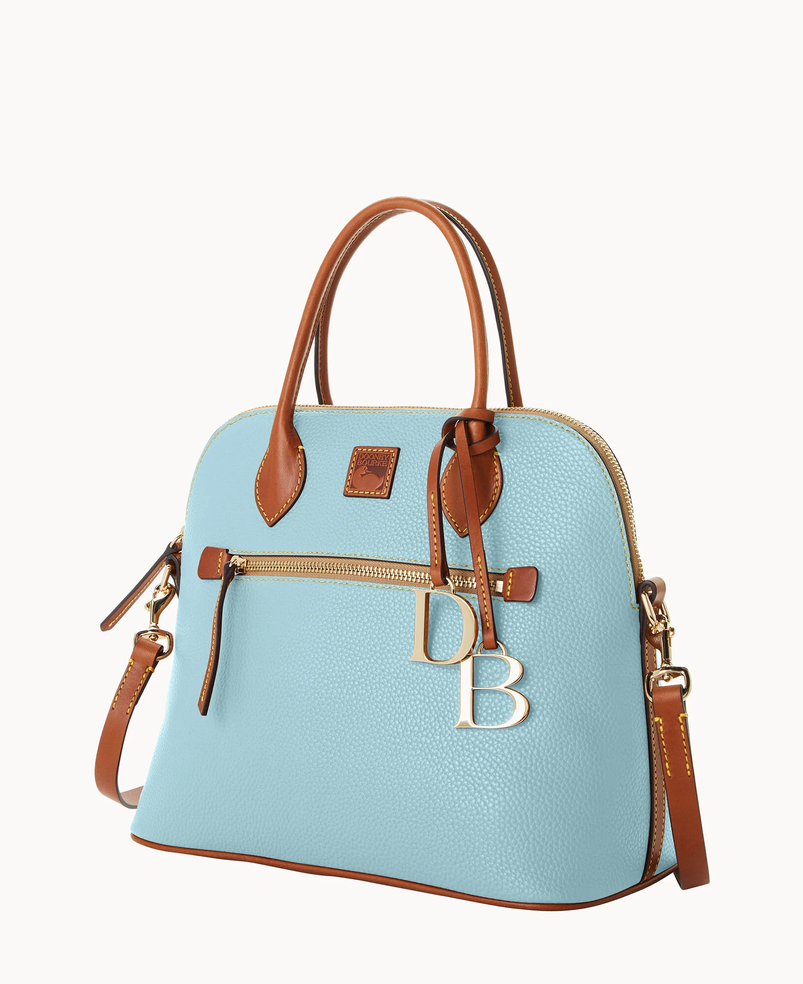 Pebble Grain Large Domed Satchel - Image 18