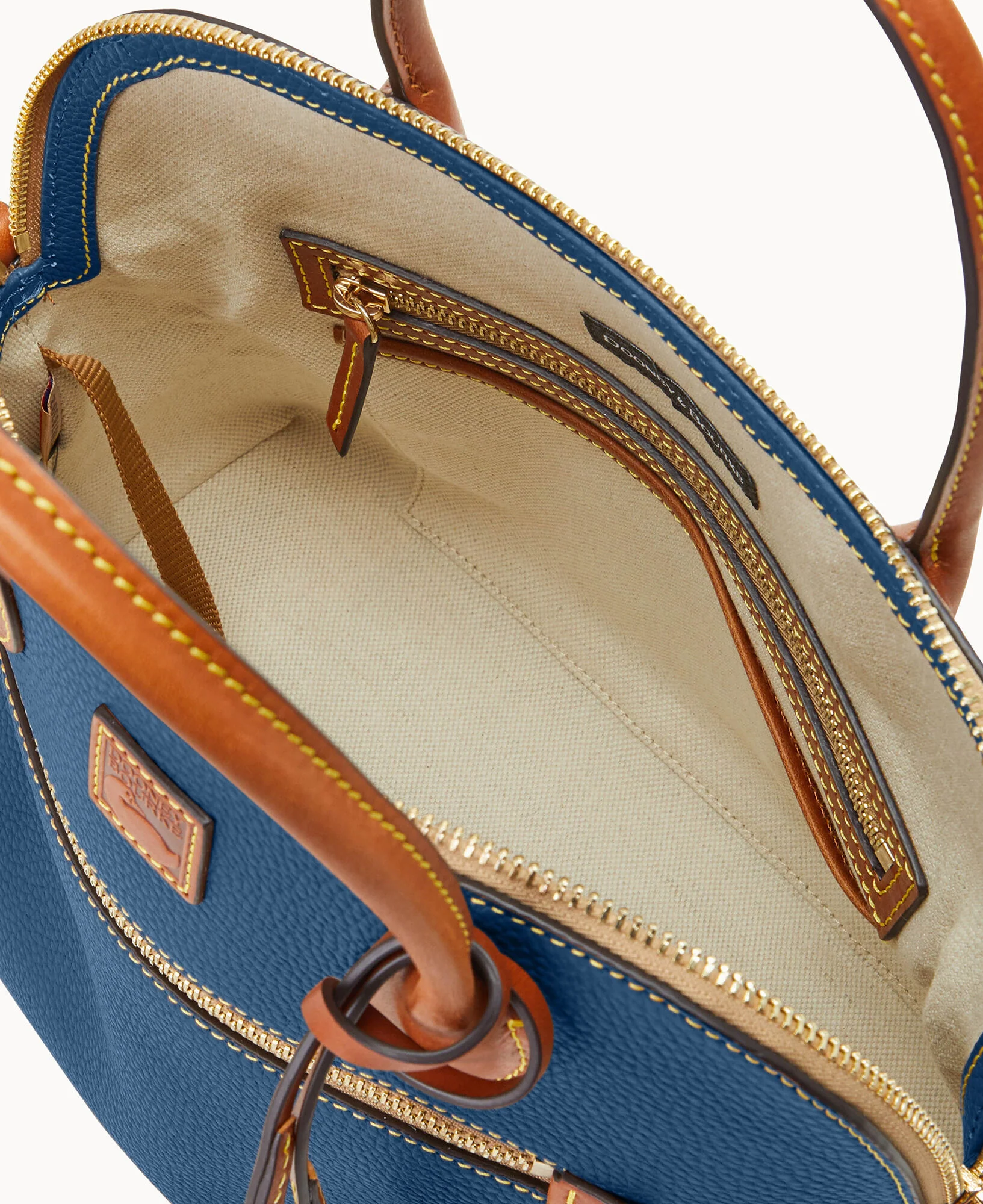 Pebble Grain Large Domed Satchel - Image 35