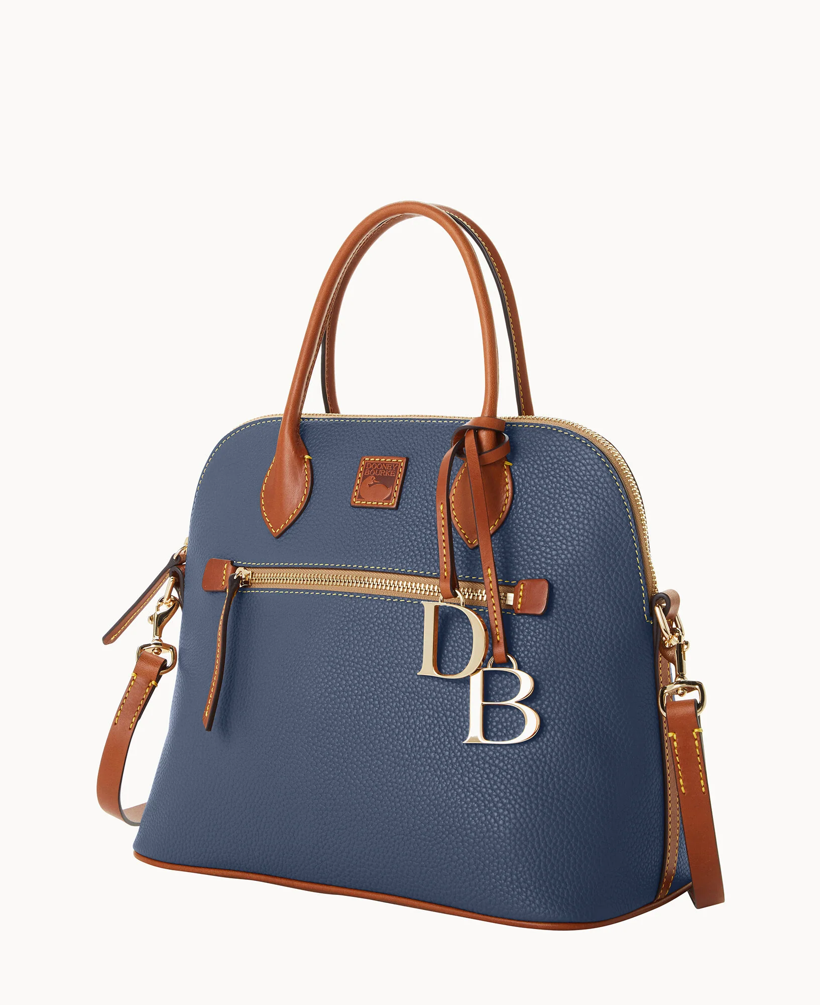 Pebble Grain Large Domed Satchel - Image 42