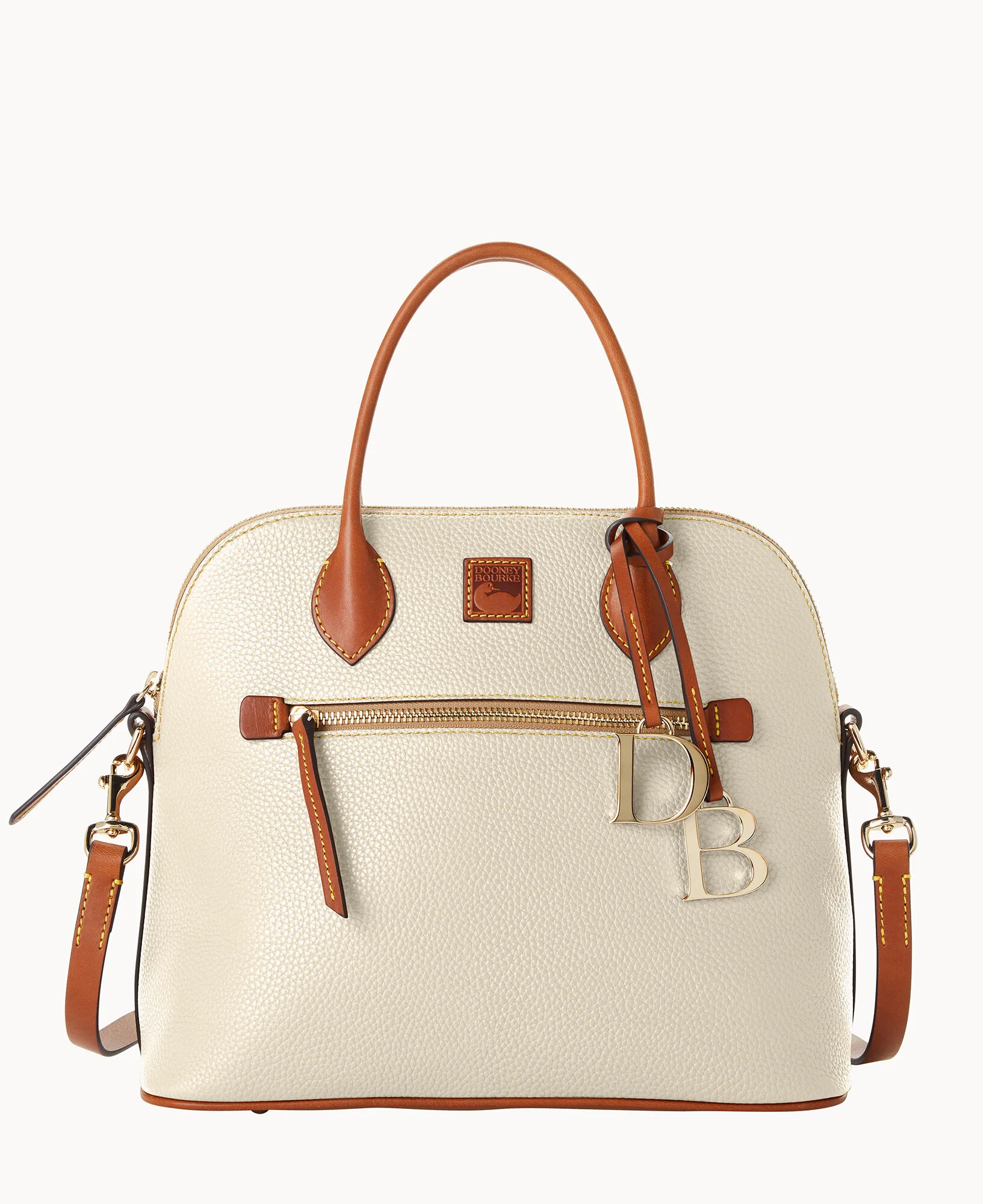 Pebble Grain Large Domed Satchel - Image 49