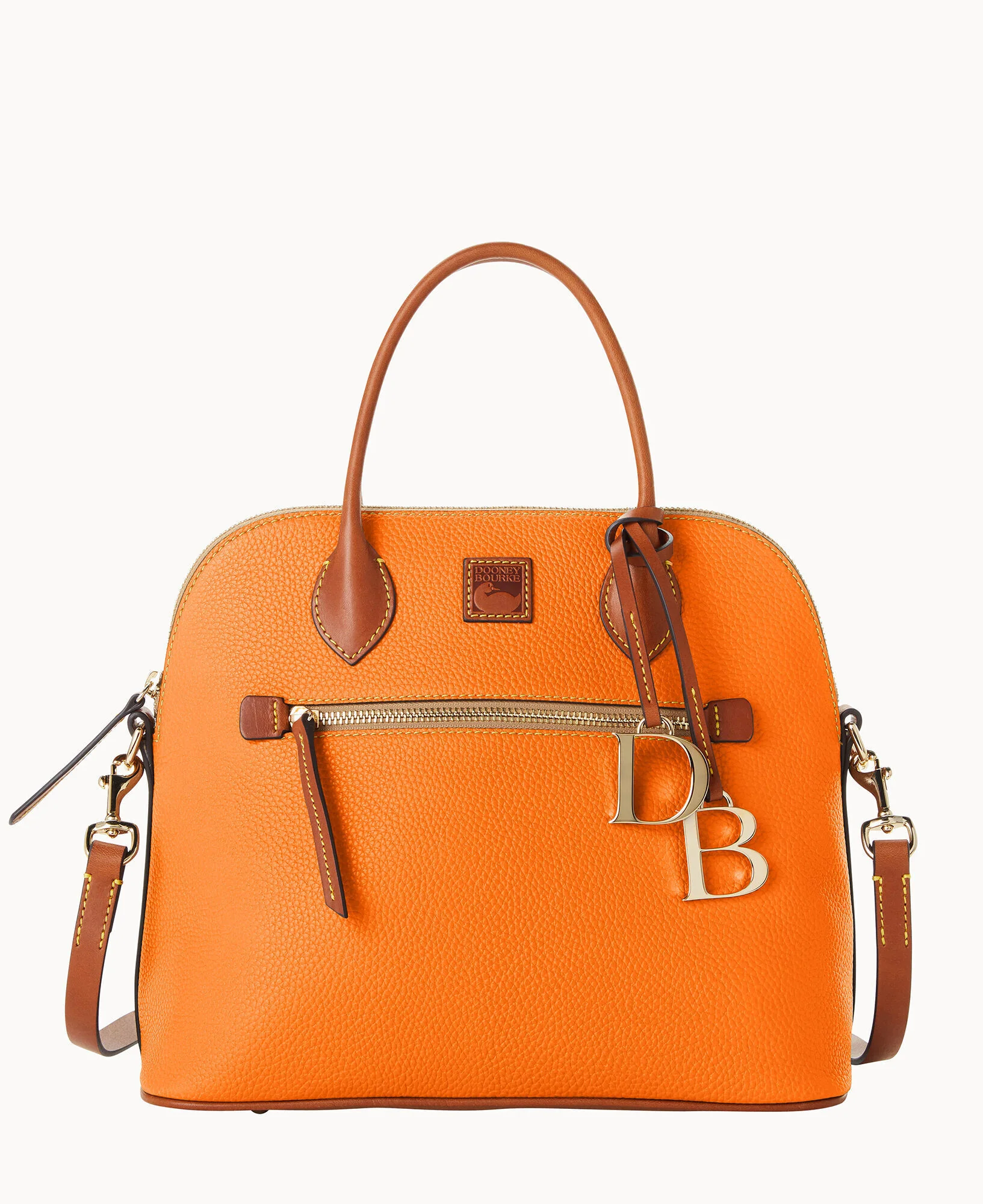 Pebble Grain Large Domed Satchel - Image 57