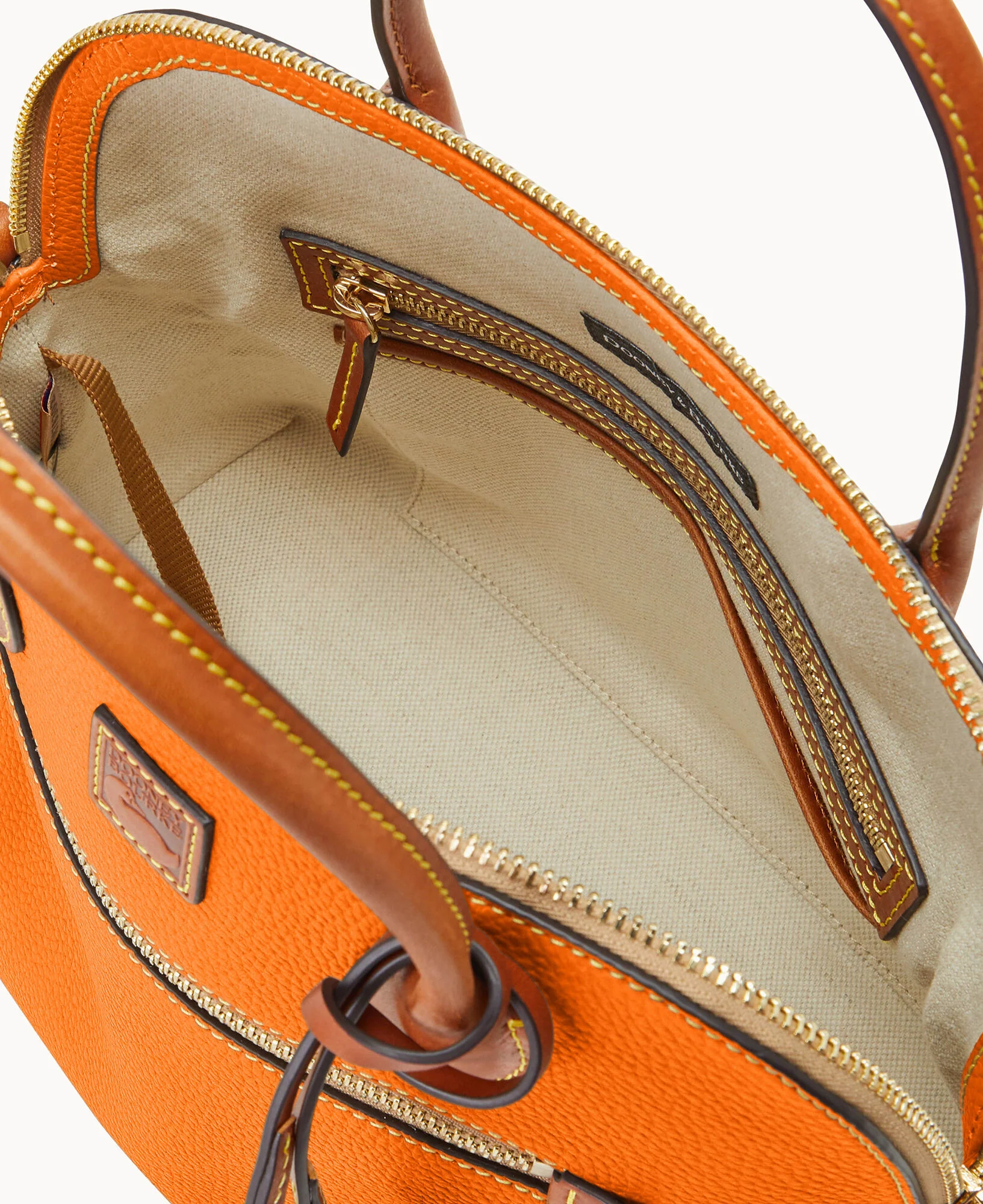 Pebble Grain Large Domed Satchel - Image 59