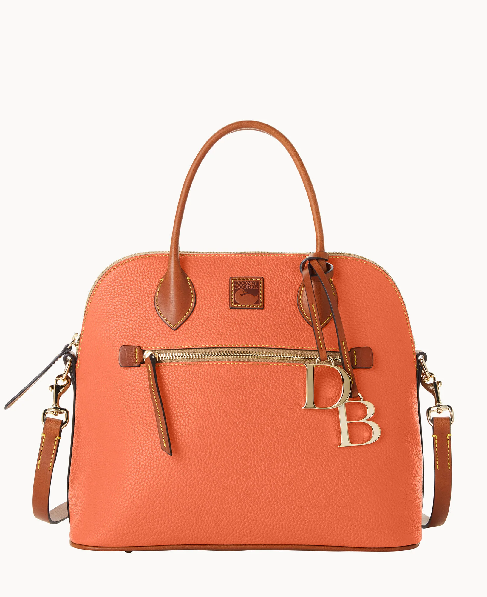 Pebble Grain Large Domed Satchel - Image 61