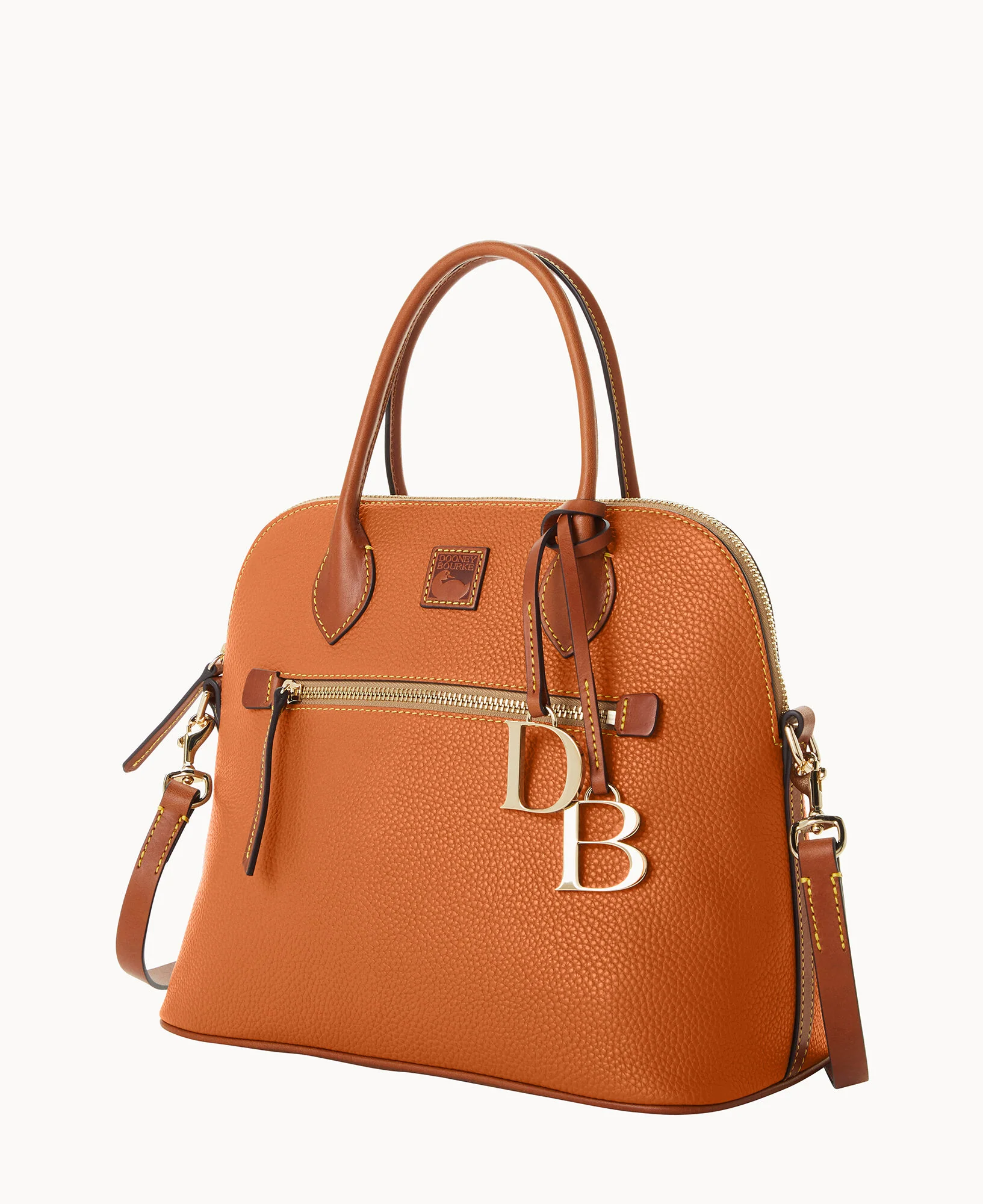 Pebble Grain Large Domed Satchel - Image 70