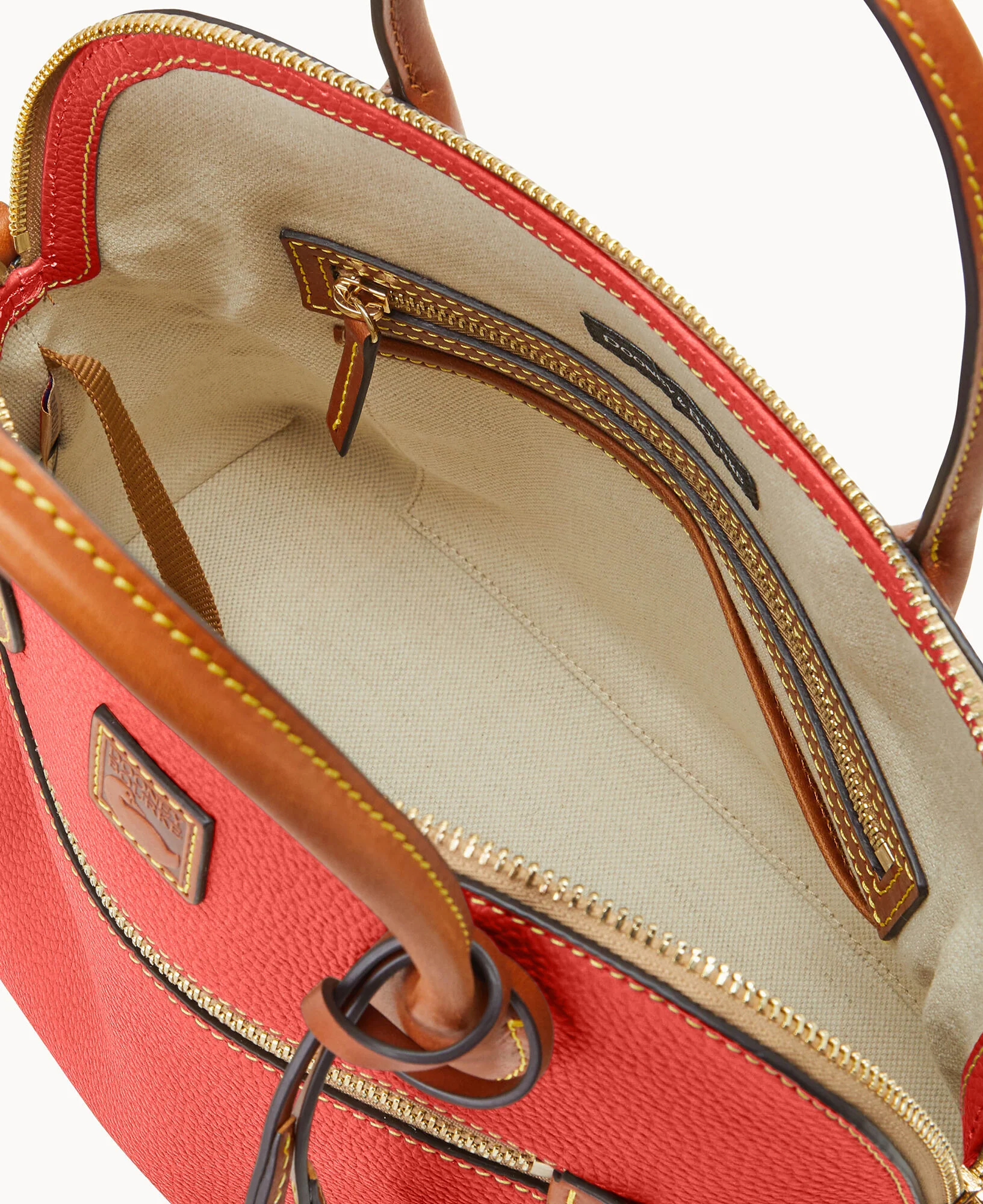Pebble Grain Large Domed Satchel - Image 75