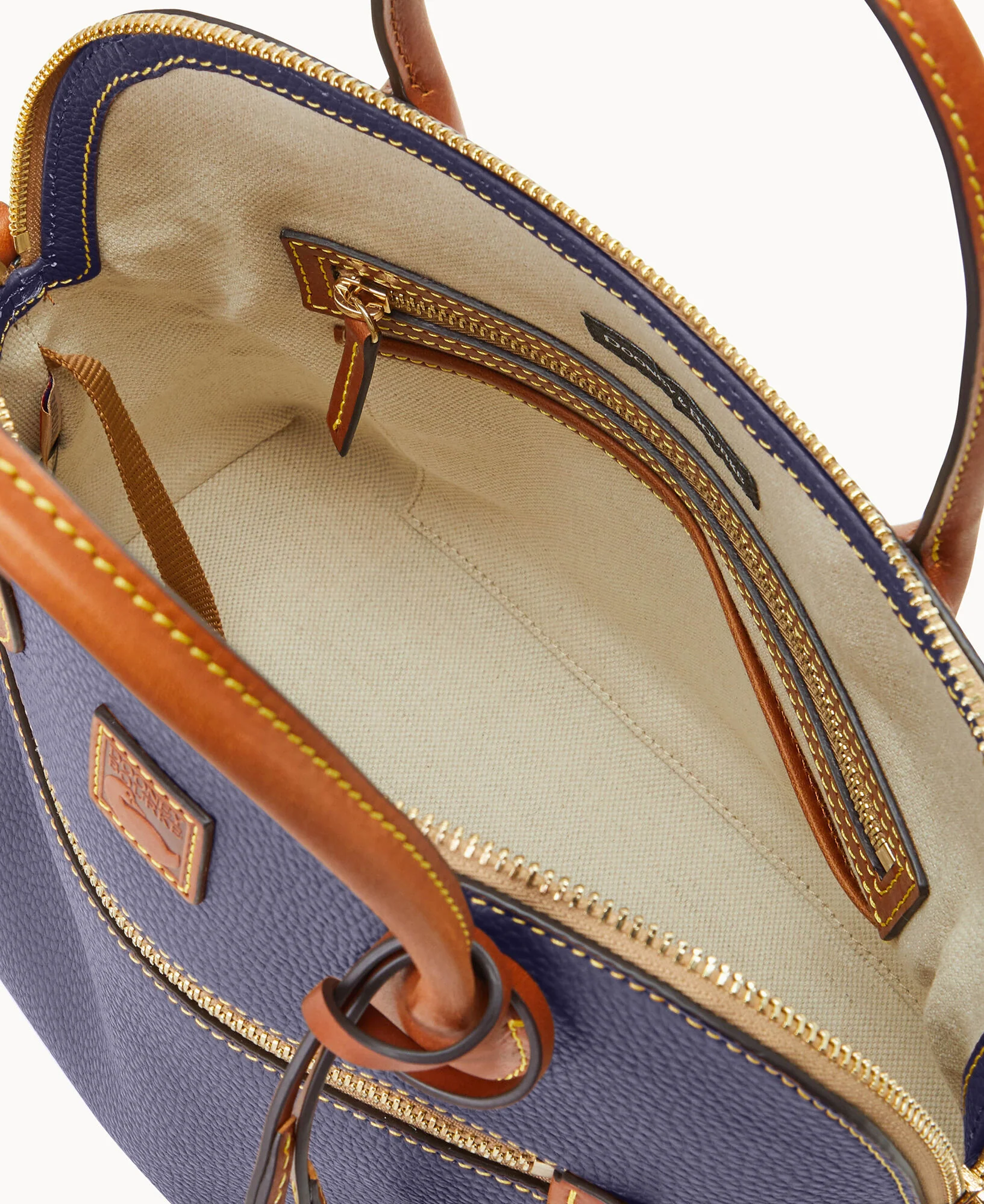 Pebble Grain Large Domed Satchel - Image 83