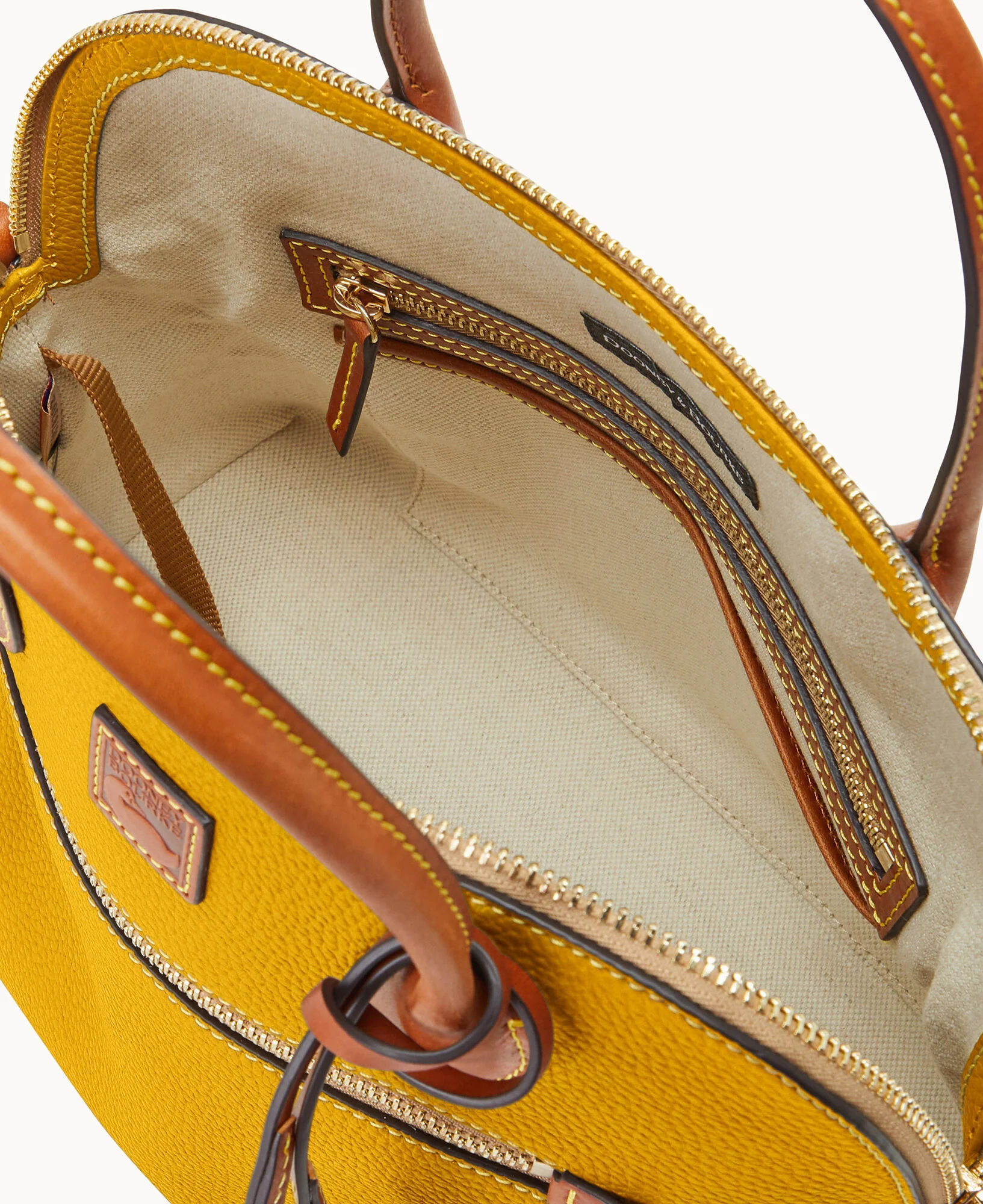 Pebble Grain Large Domed Satchel - Image 87