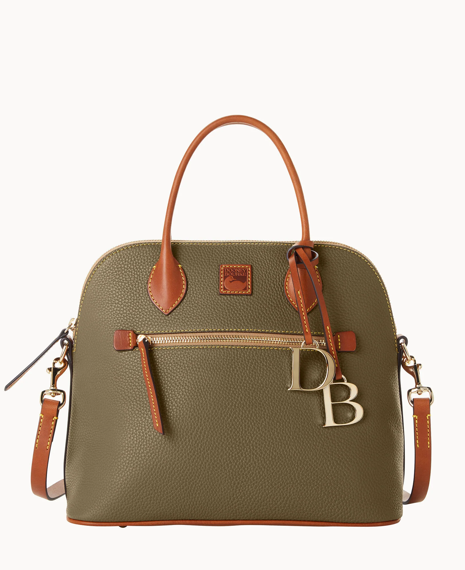 Pebble Grain Large Domed Satchel - Image 89