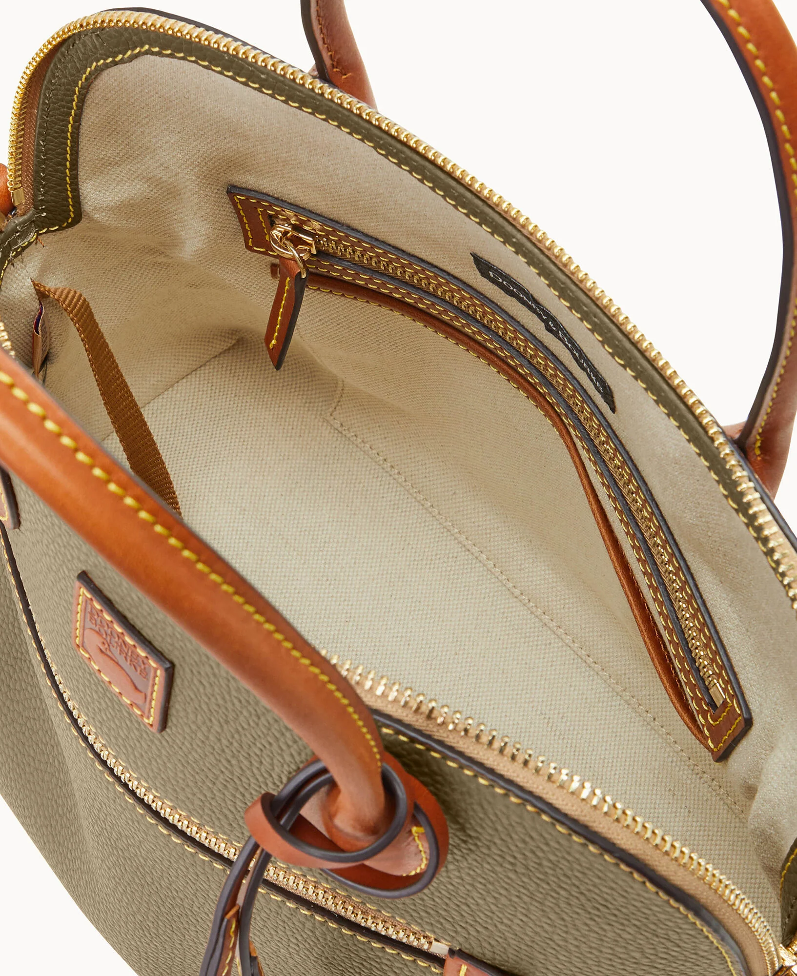 Pebble Grain Large Domed Satchel - Image 91