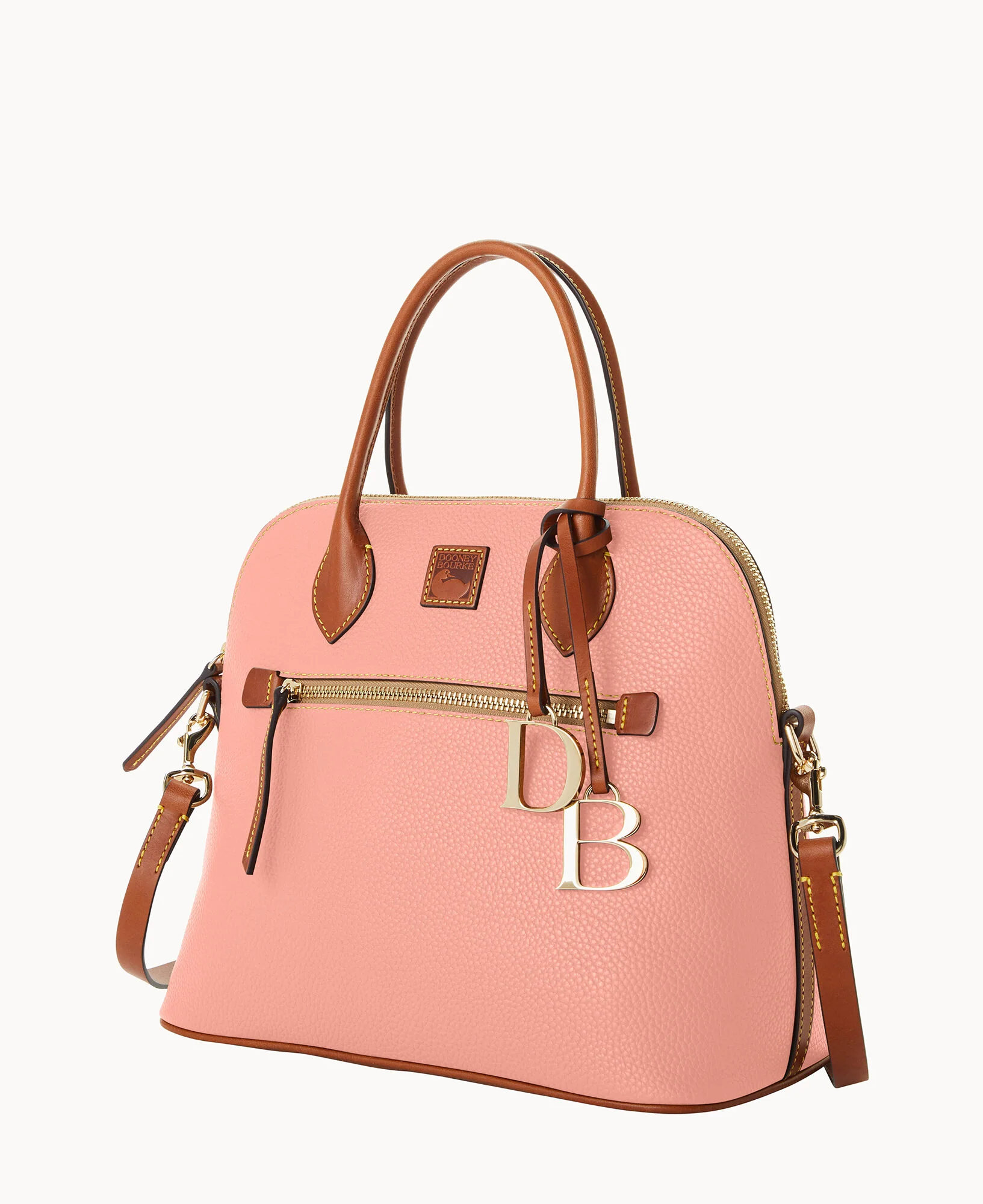 Pebble Grain Large Domed Satchel - Image 94