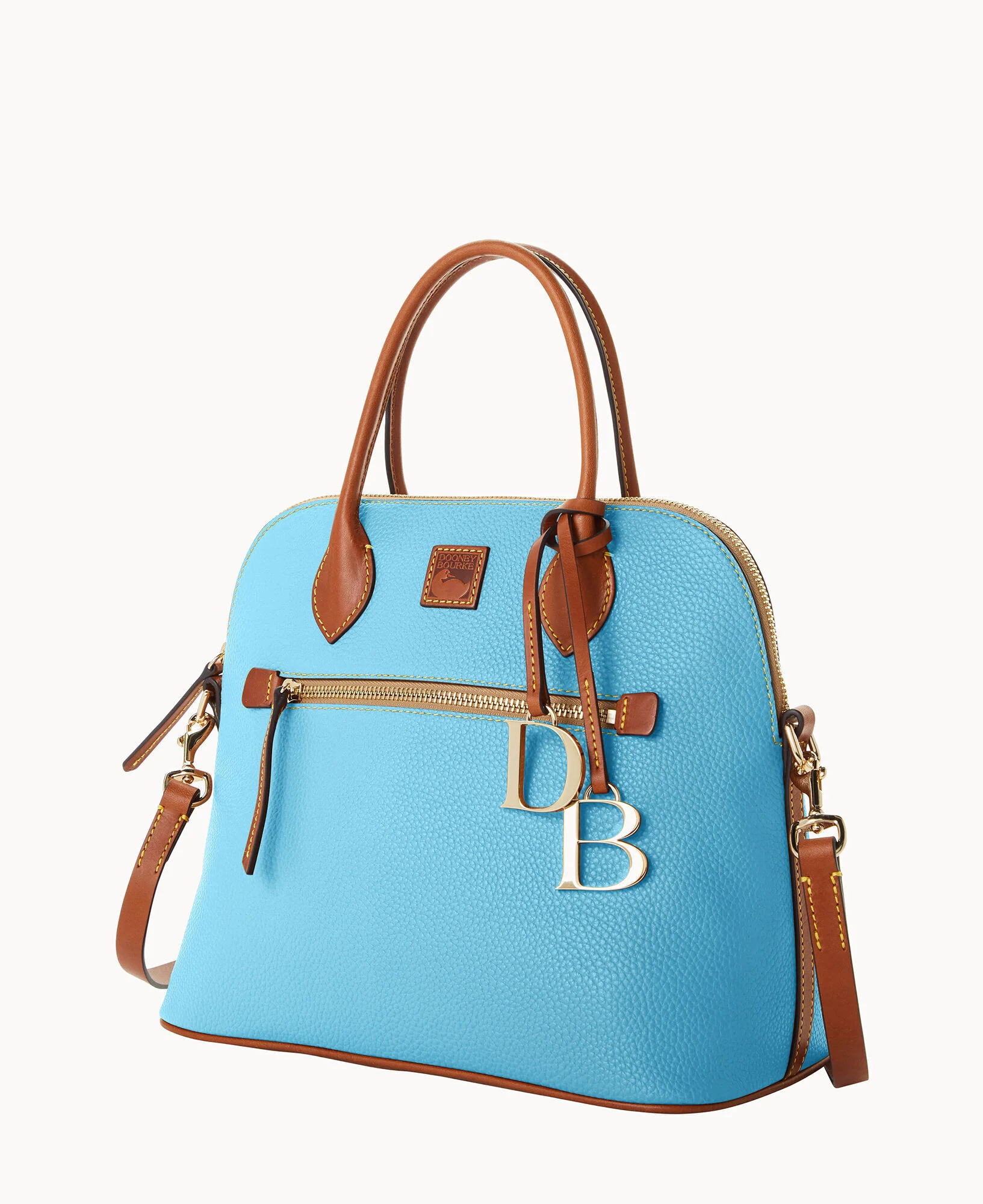 Pebble Grain Large Domed Satchel - Image 98