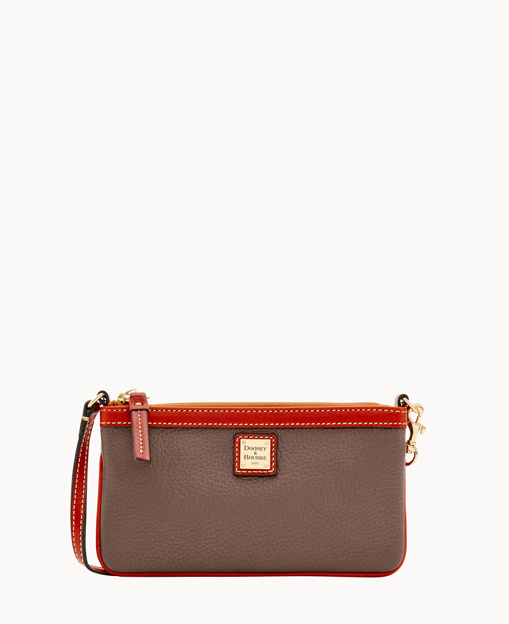 Pebble Grain Large Slim Wristlet - Image 24