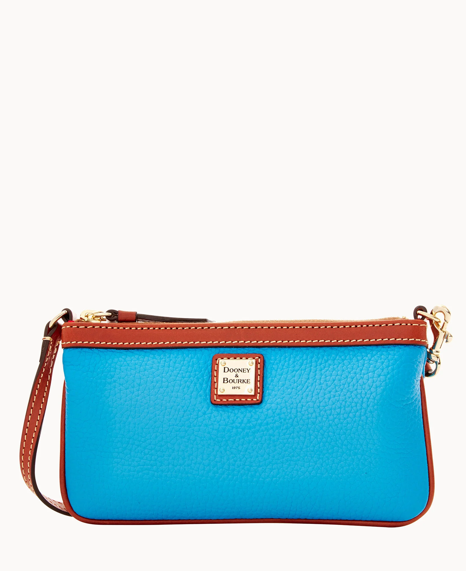 Pebble Grain Large Slim Wristlet - Image 36