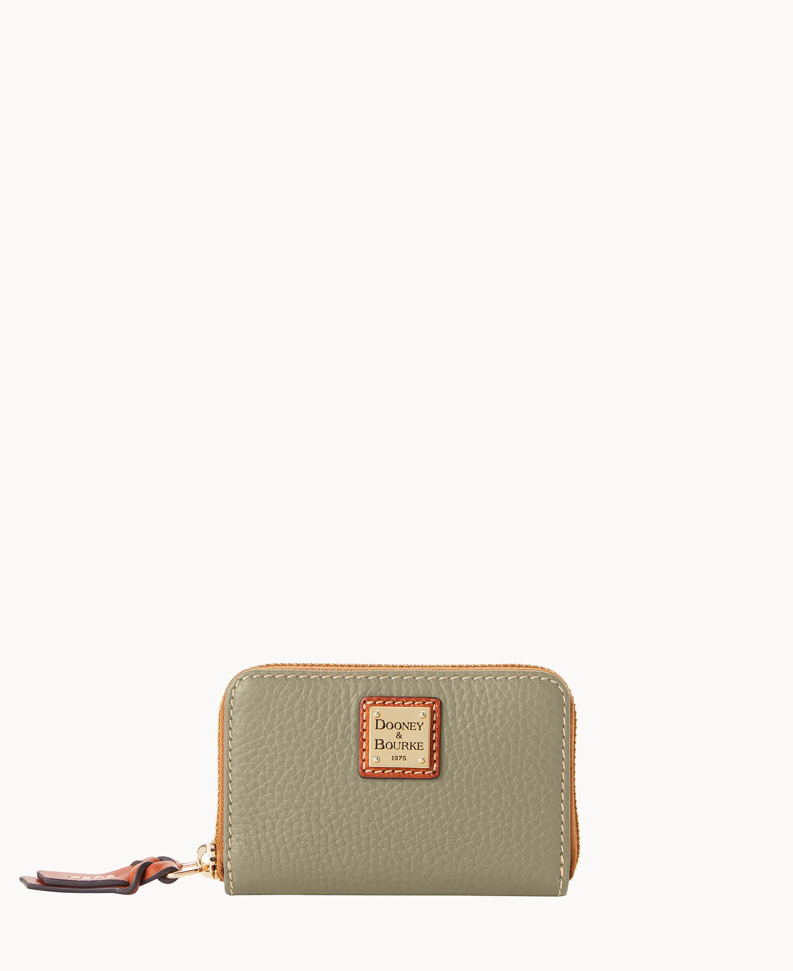Pebble Grain Large Zip Around Credit Card Case - Image 10