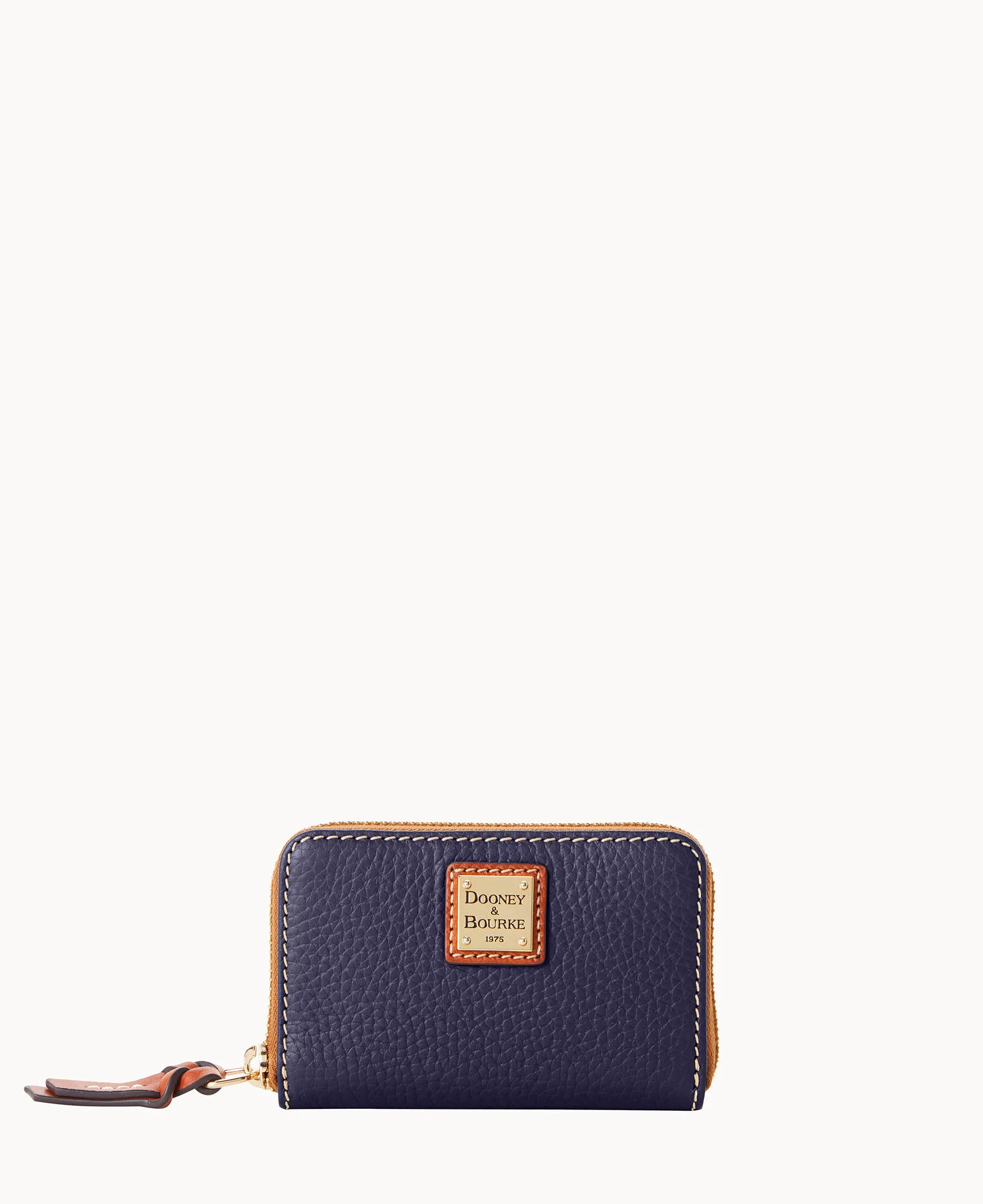 Pebble Grain Large Zip Around Credit Card Case - Image 25