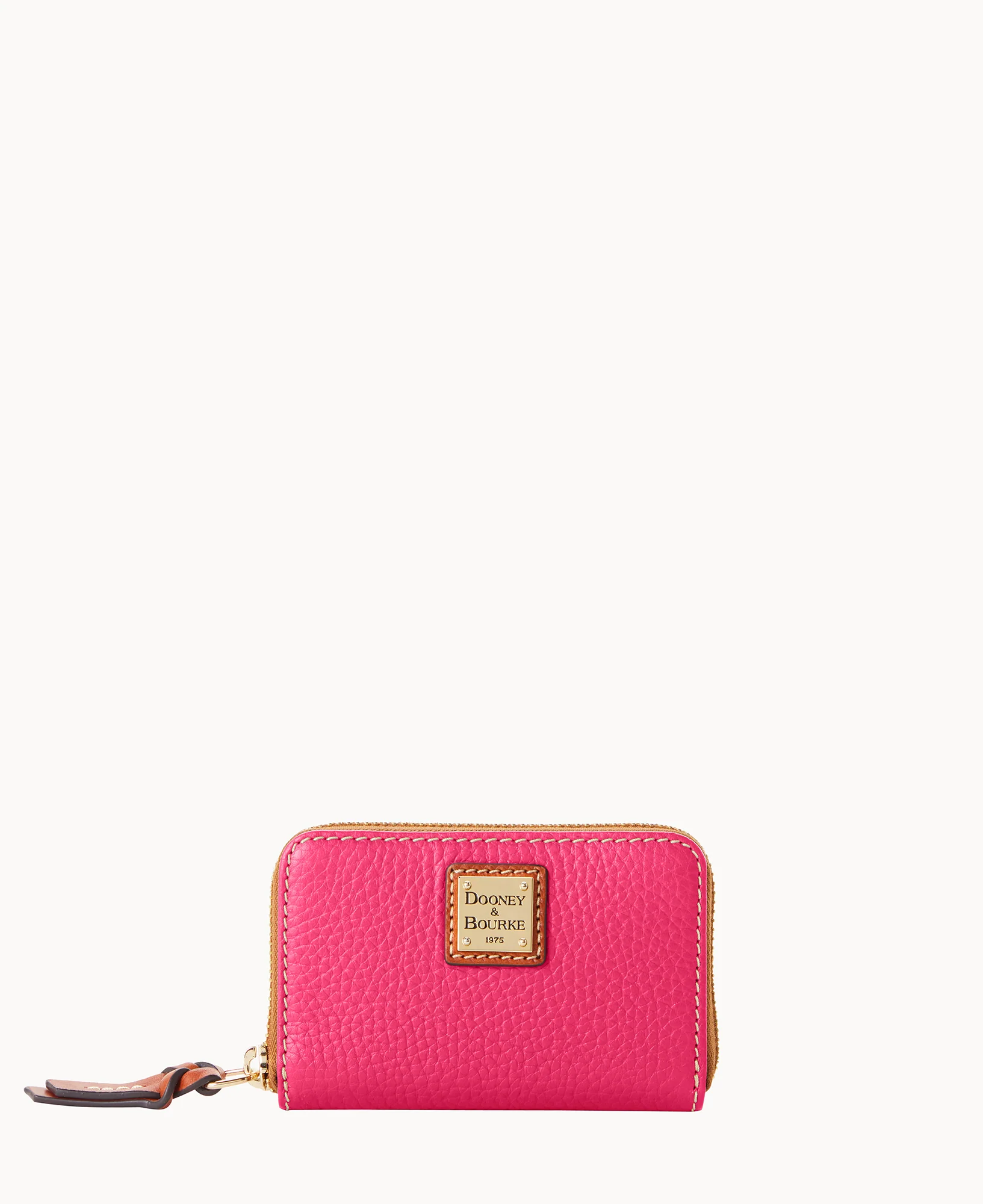 Pebble Grain Large Zip Around Credit Card Case - Image 28