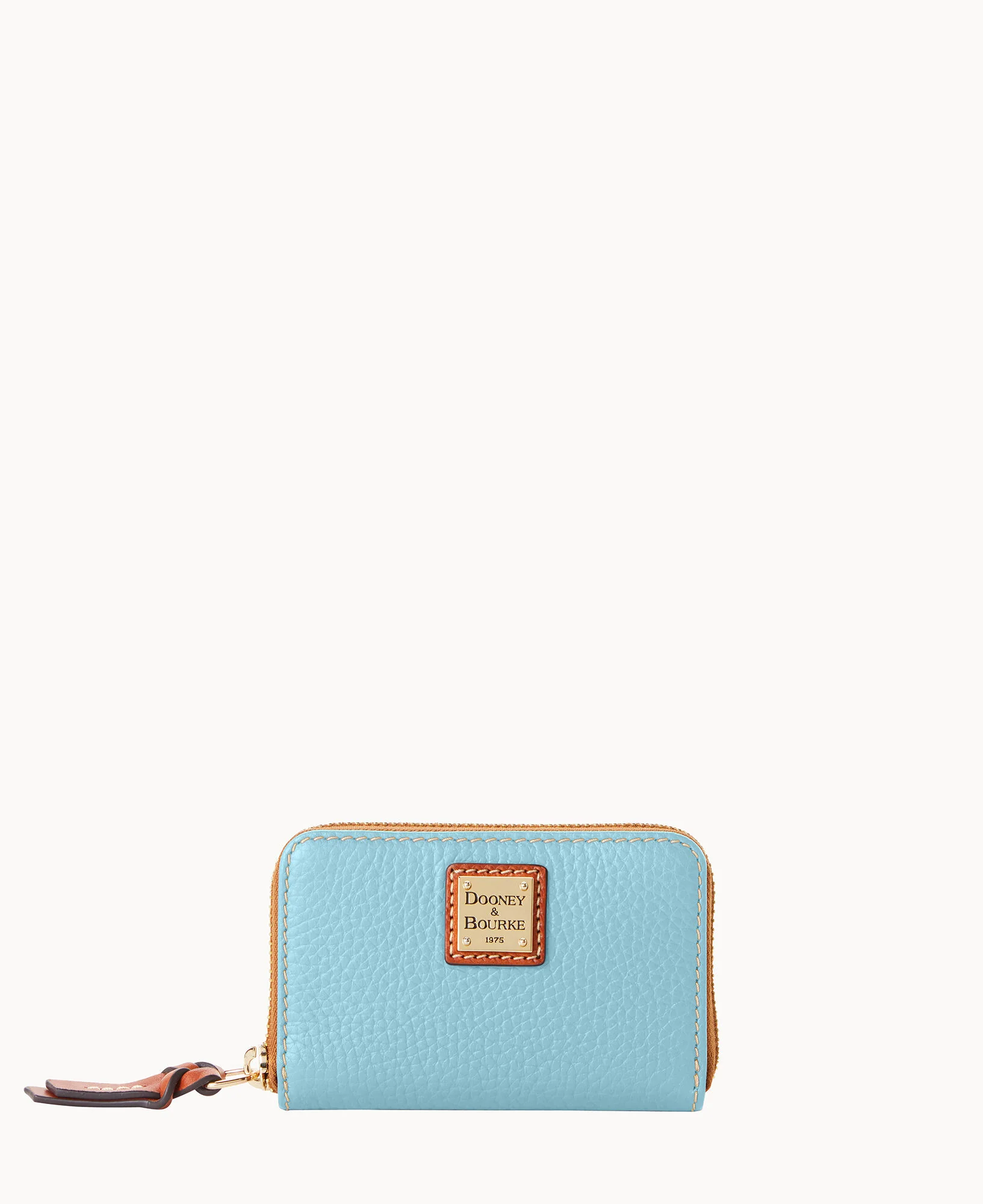 Pebble Grain Large Zip Around Credit Card Case - Image 52