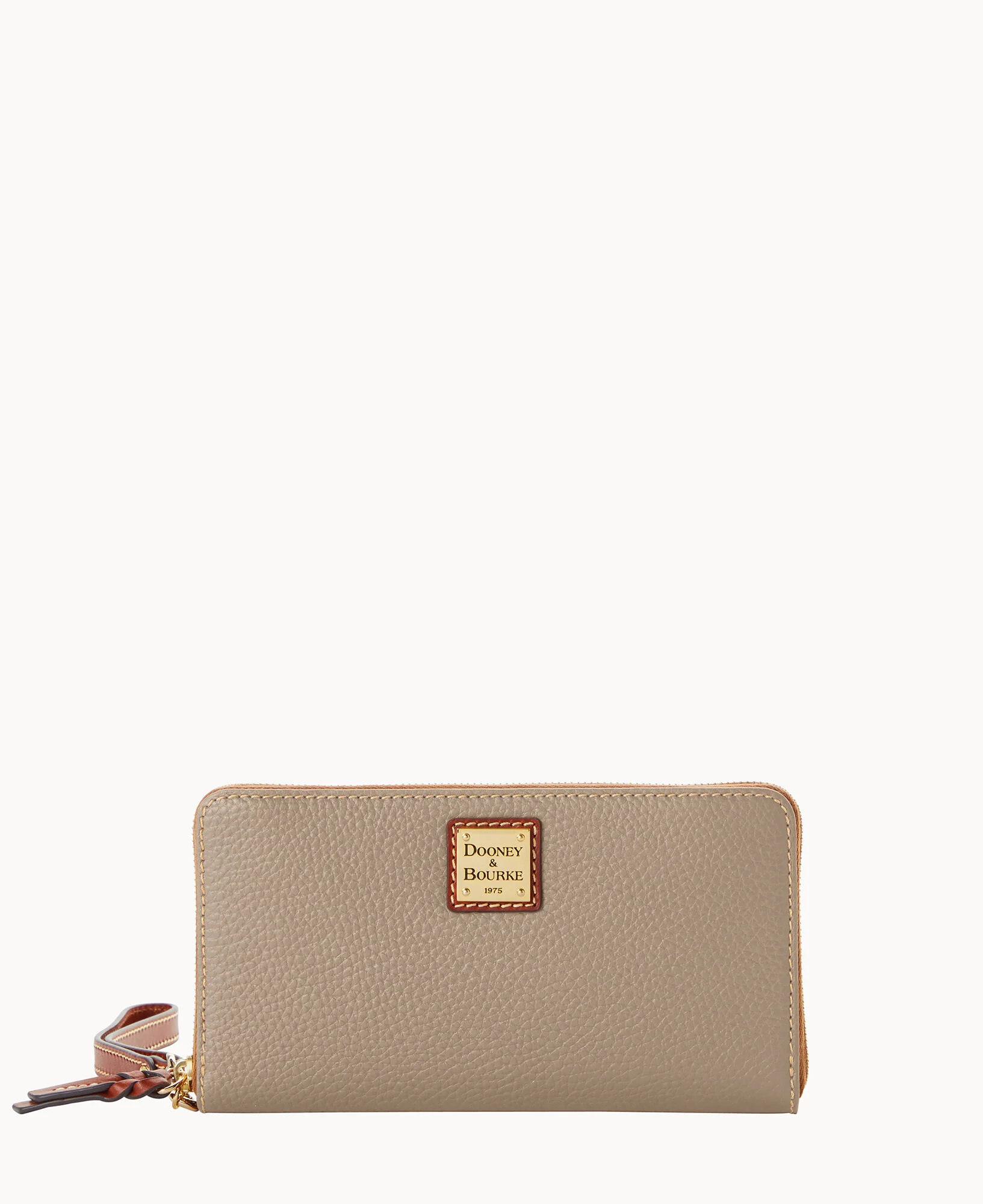 Pebble Grain Large Zip Around Wristlet Crossbody - Image 31