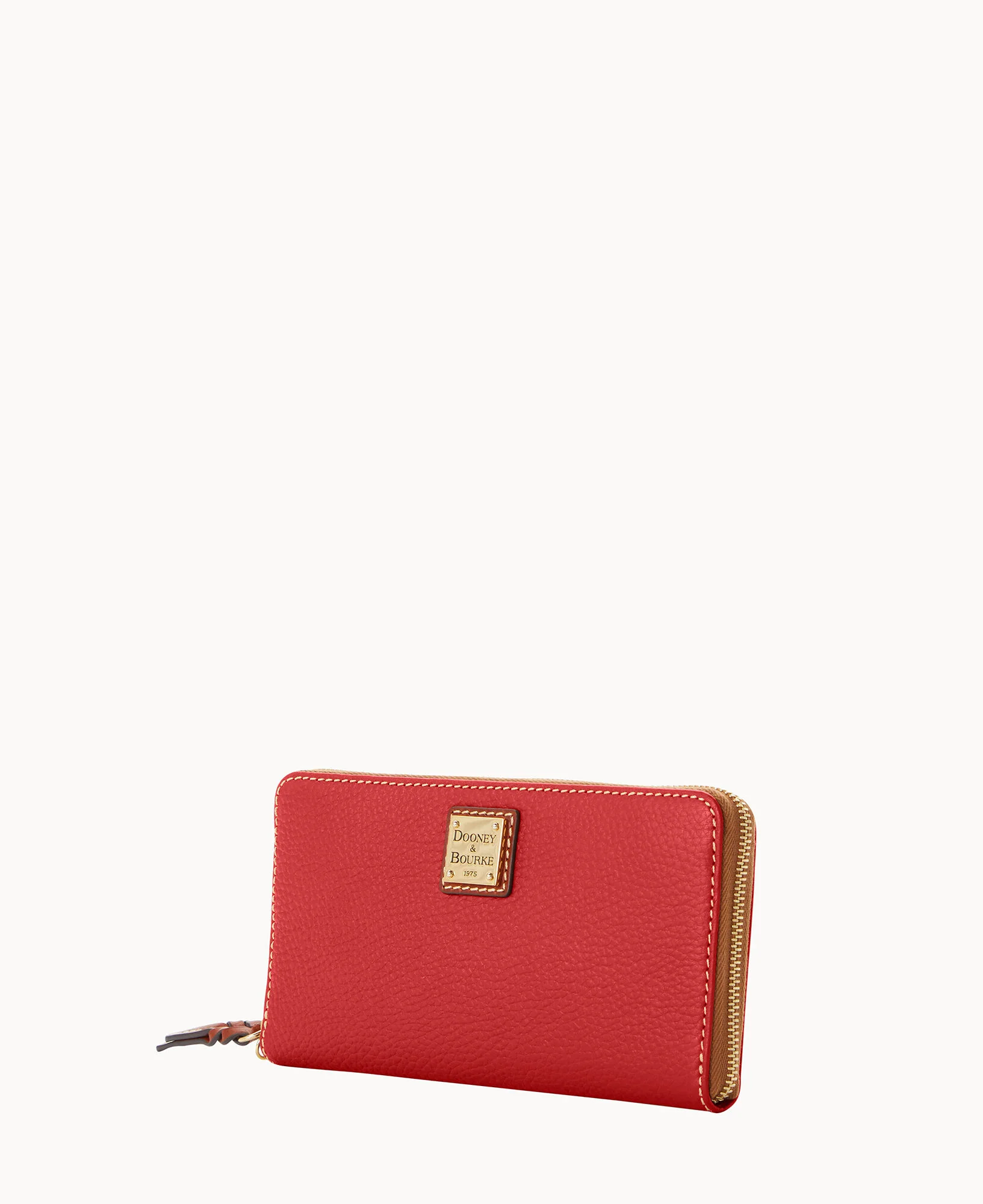Pebble Grain Large Zip Around Wristlet Crossbody - Image 52