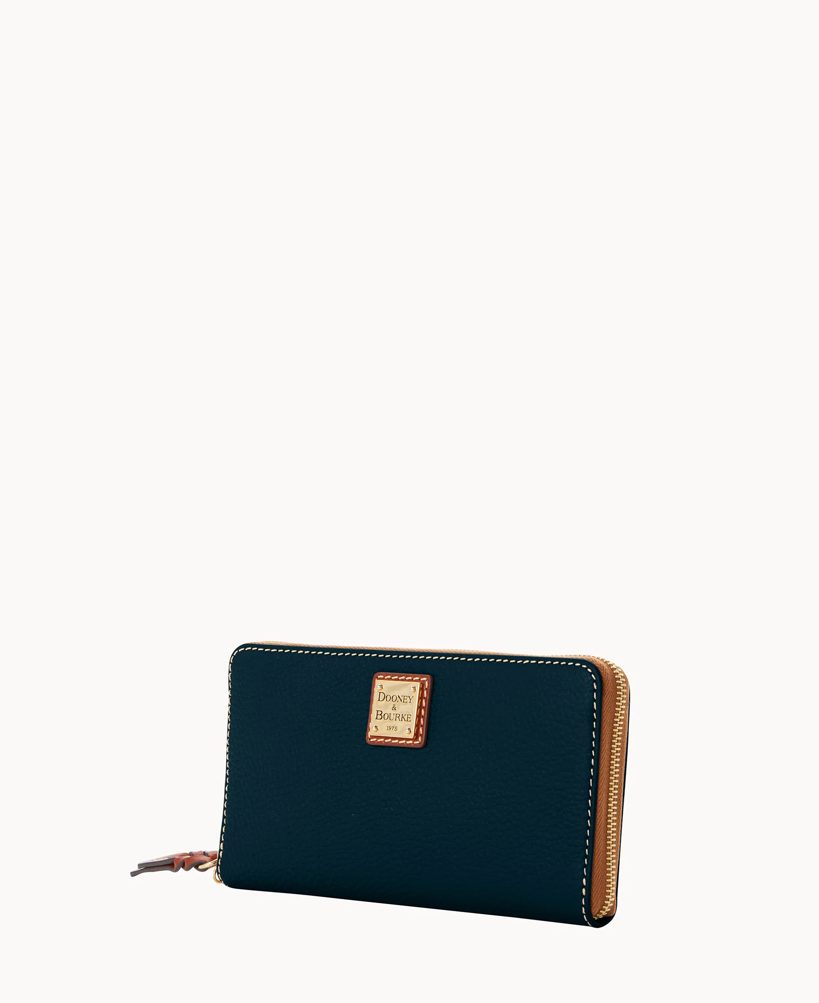 Pebble Grain Large Zip Around Wristlet Crossbody - Image 57