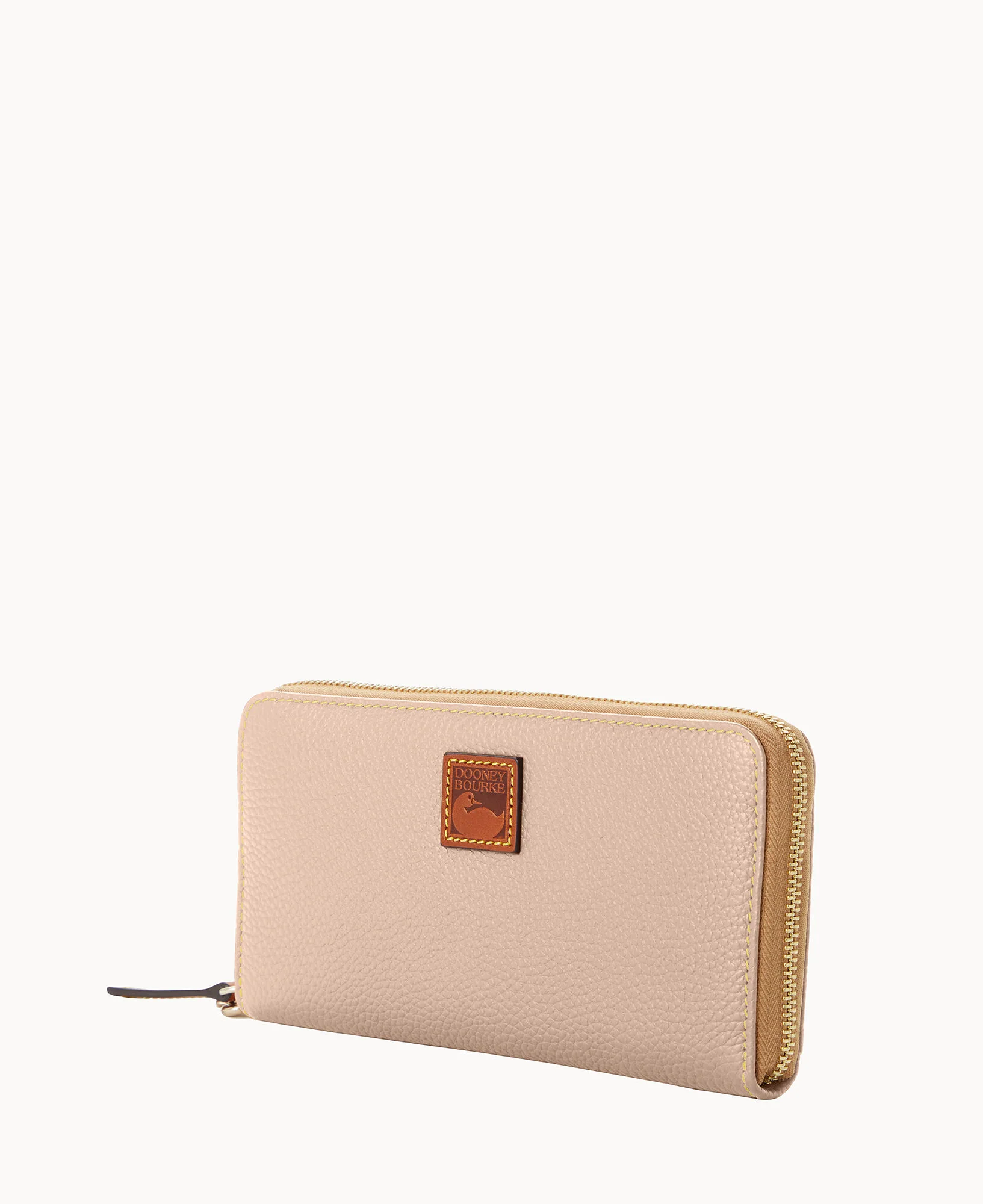 Pebble Grain Large Zip Around Wristlet - Image 47