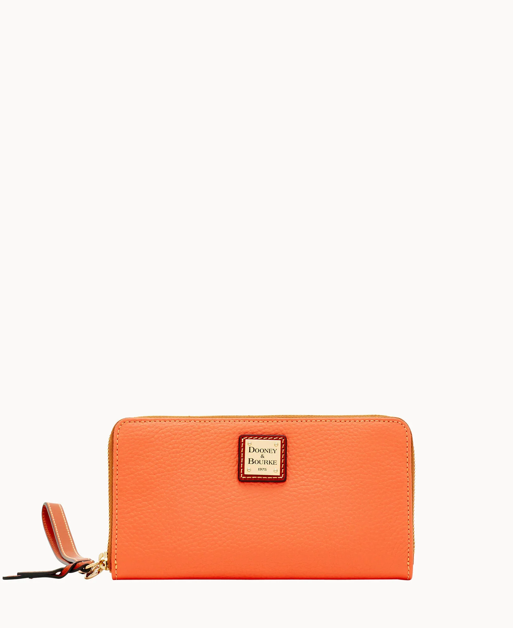 Pebble Grain Large Zip Around Wristlet - Image 10
