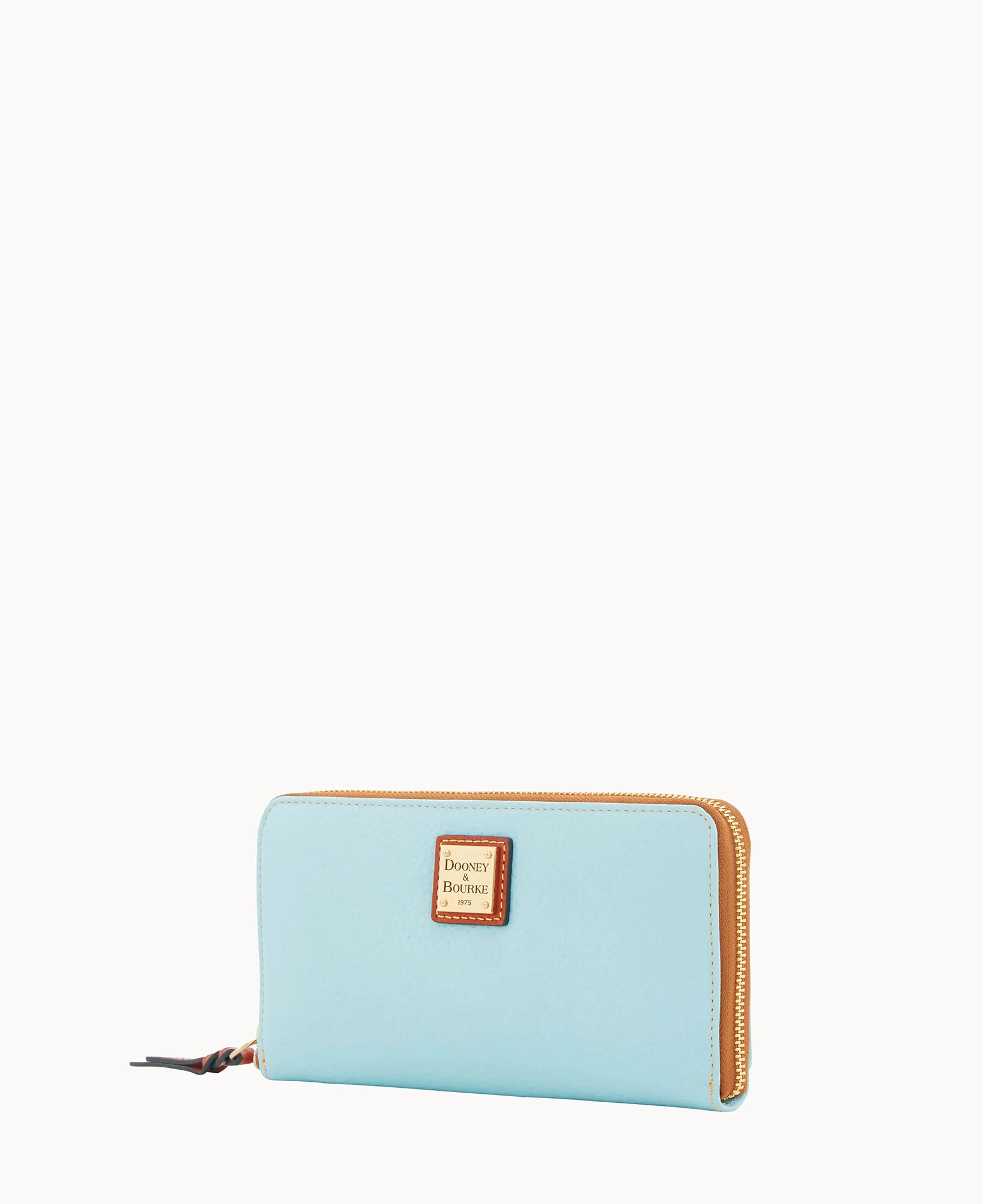Pebble Grain Large Zip Around Wristlet - Image 2