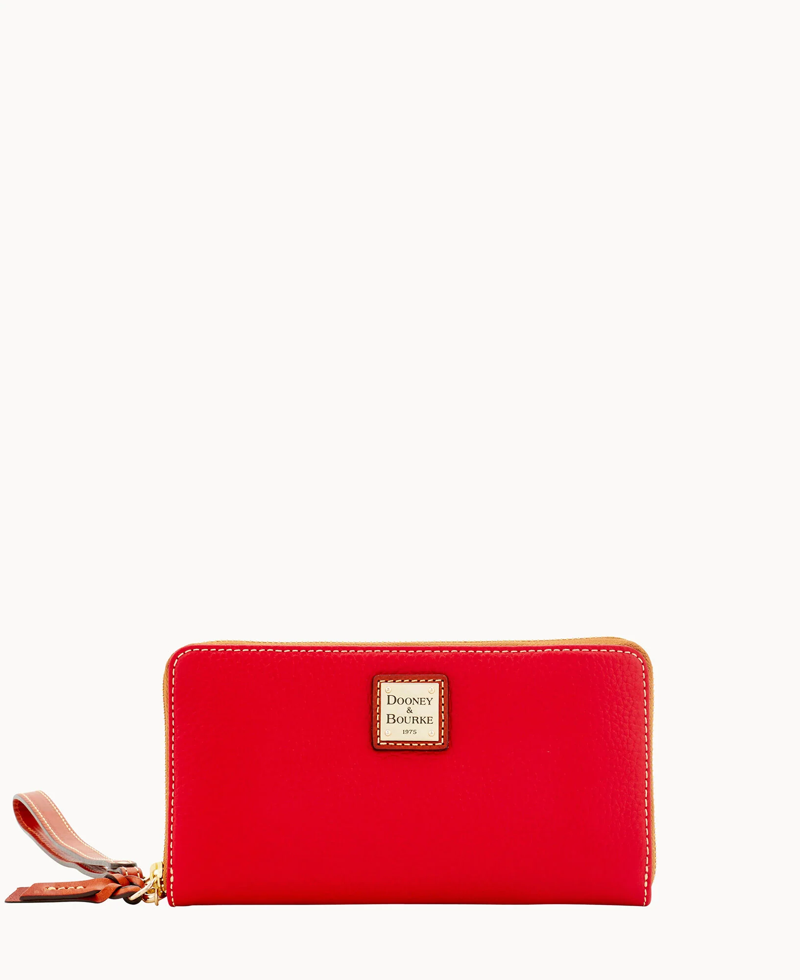 Pebble Grain Large Zip Around Wristlet - Image 52