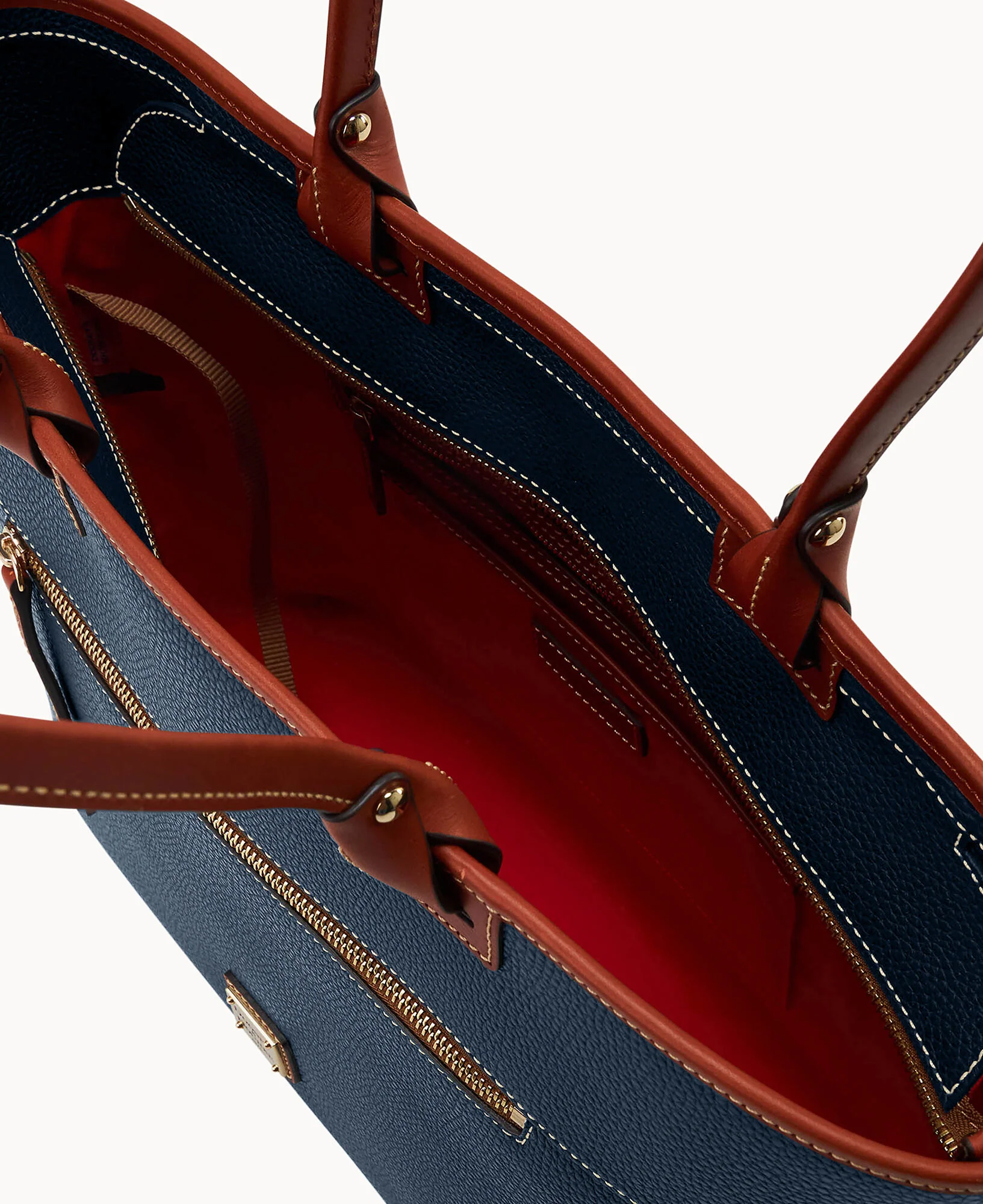 Pebble Grain Large Zip Tote - Image 31