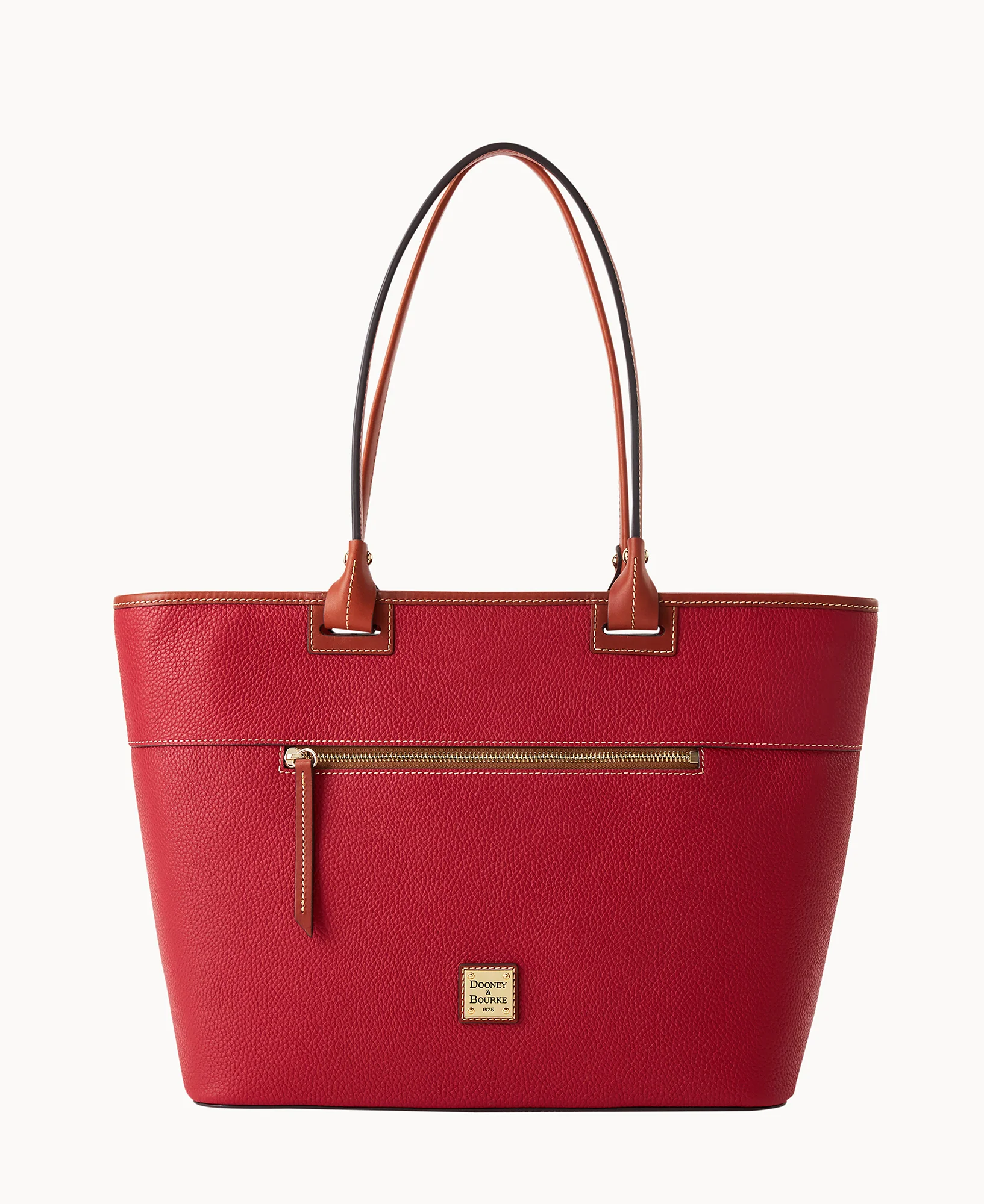 Pebble Grain Large Zip Tote - Image 33