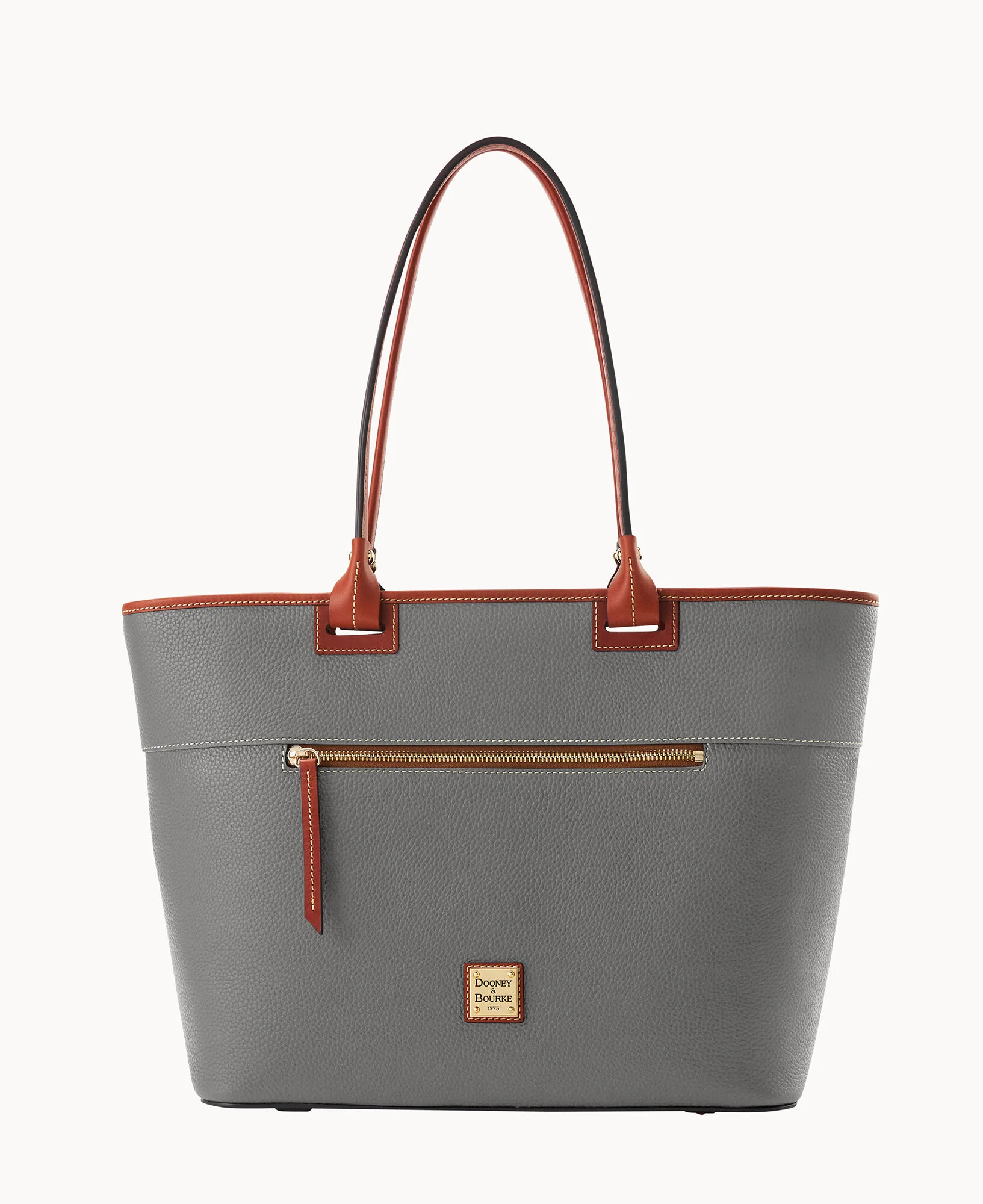 Pebble Grain Large Zip Tote - Image 37