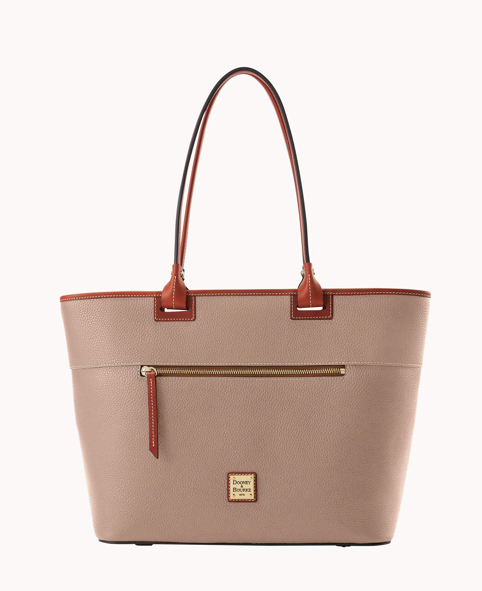 Pebble Grain Large Zip Tote - Image 41