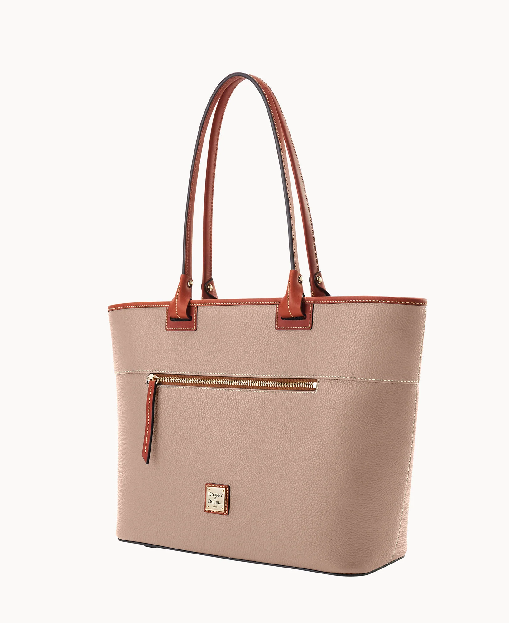 Pebble Grain Large Zip Tote - Image 42