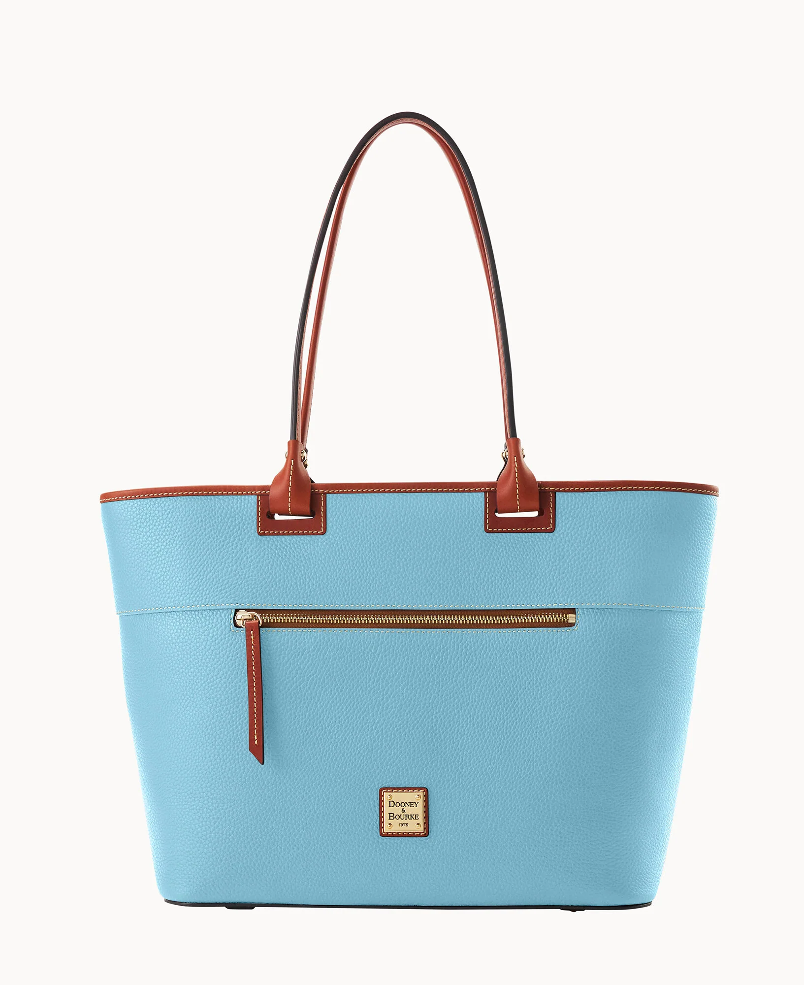 Pebble Grain Large Zip Tote - Image 49
