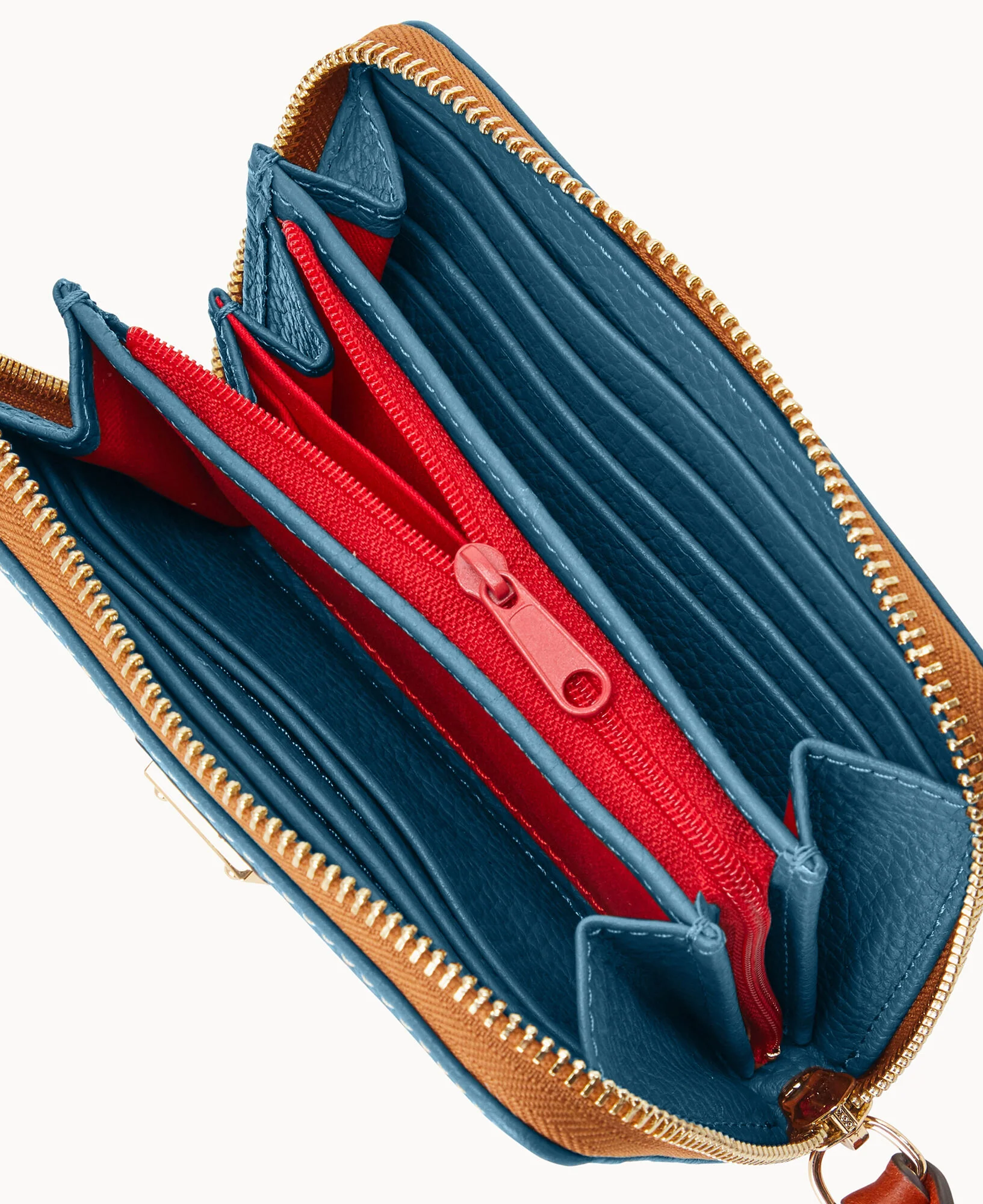 Pebble Grain Medium Zip Around Wallet - Image 33