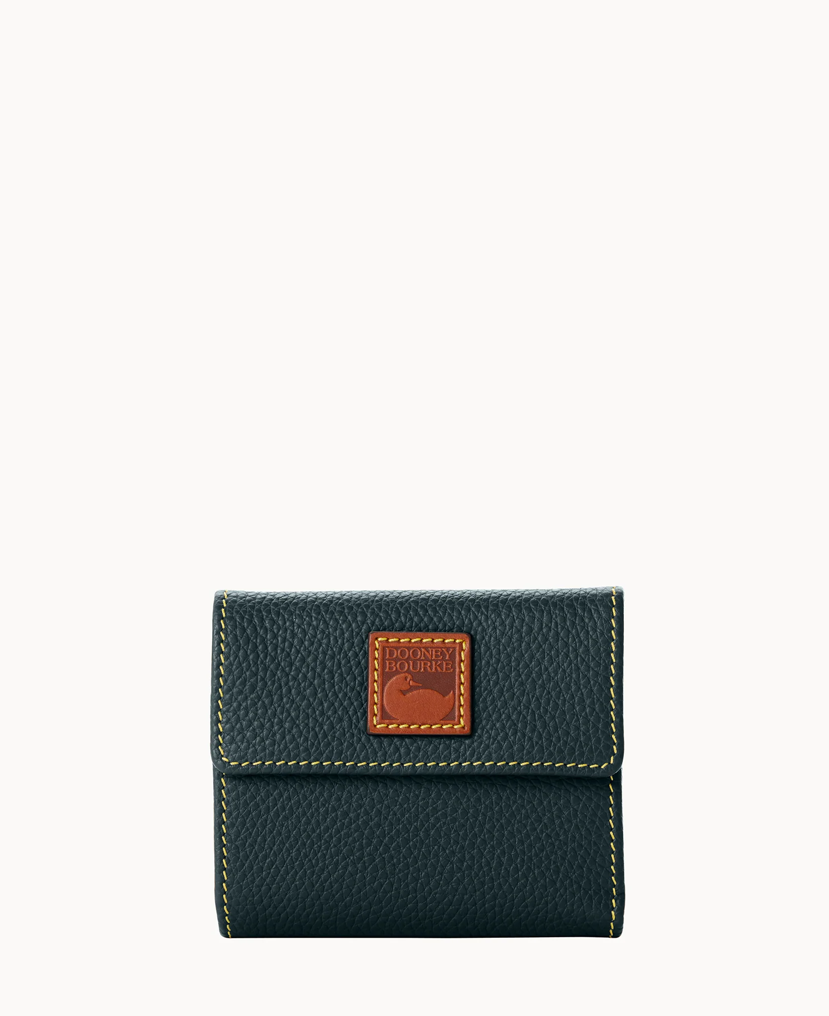 Pebble Grain Small Flap Wallet - Image 12