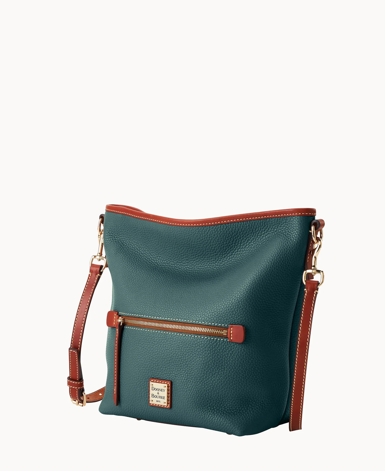Pebble Grain Small Hobo Crossbody - Image 18