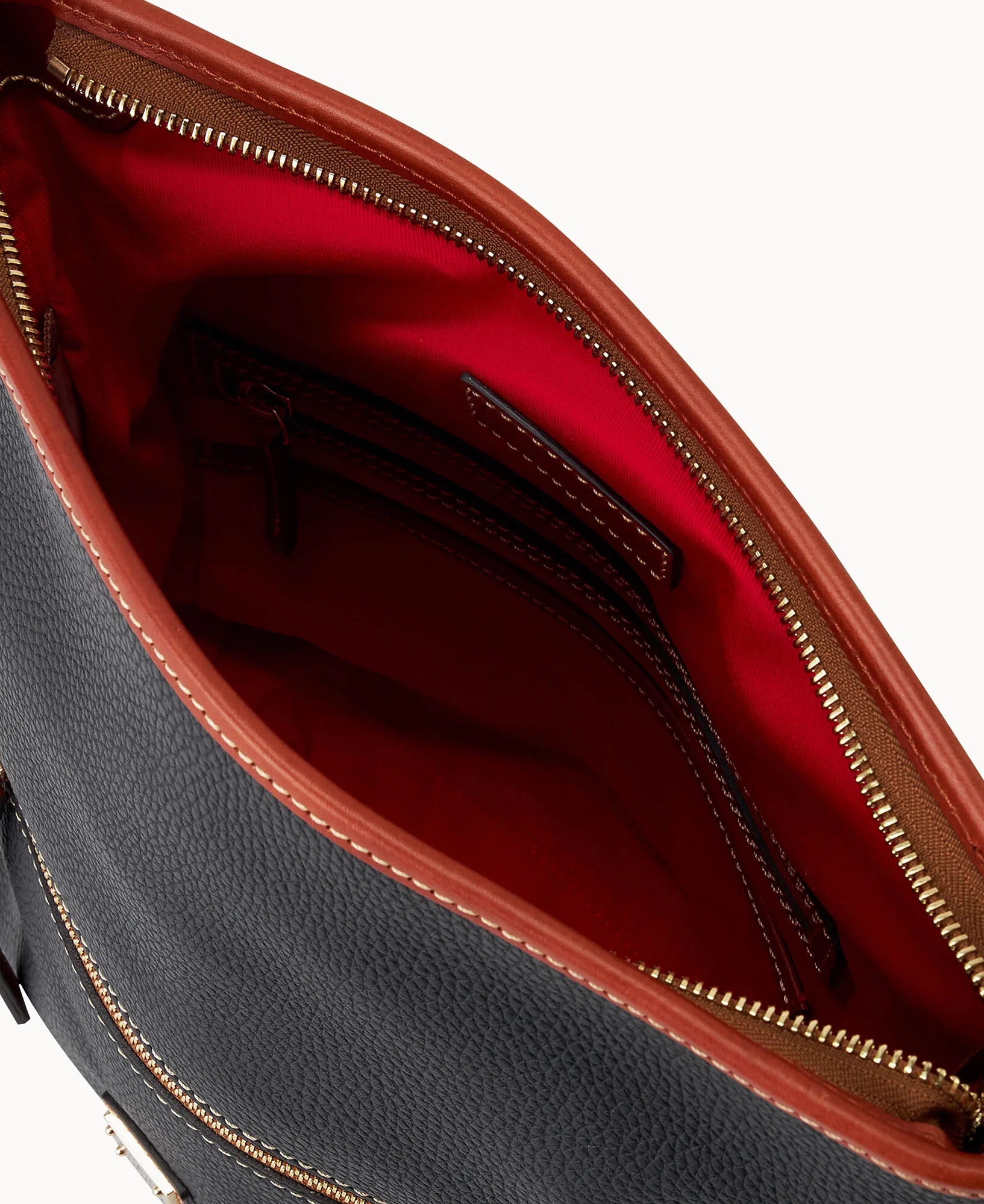 Pebble Grain Small Hobo Crossbody - Image 3