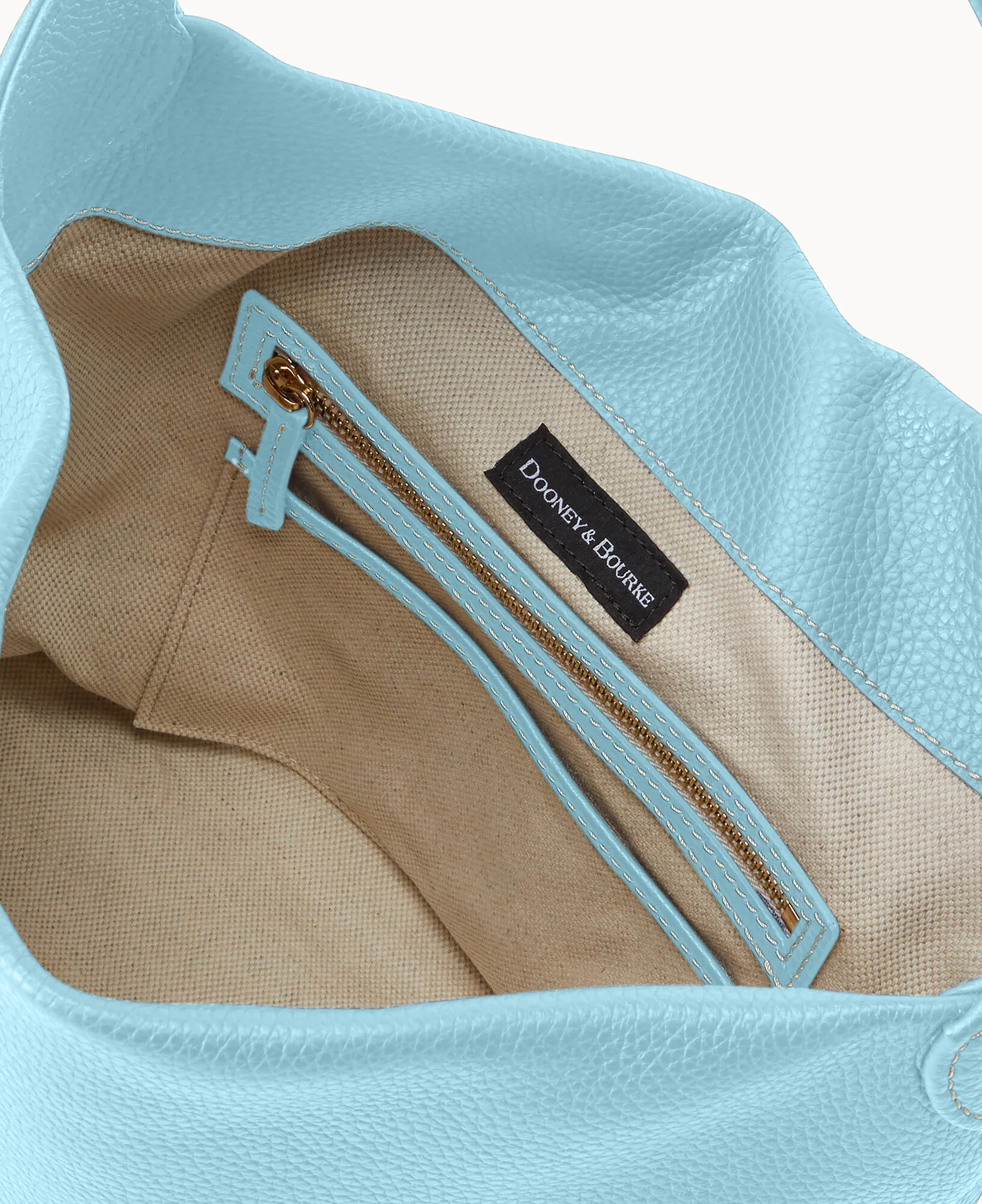 Pebble Grain Small Logo Lock Sac - Image 3