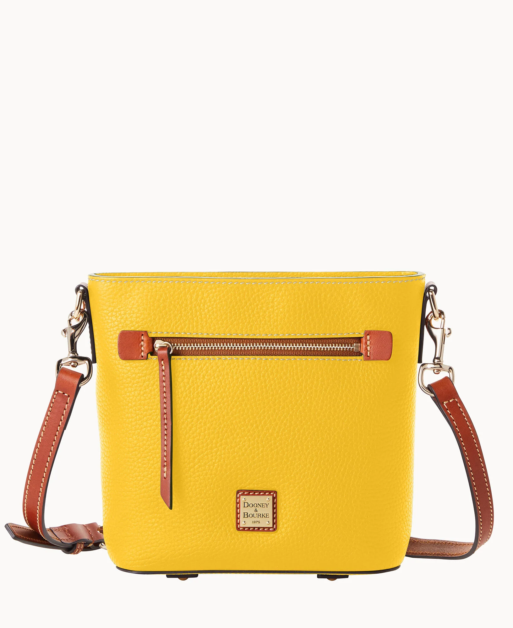 Pebble Grain Small Zip Crossbody - Image 25
